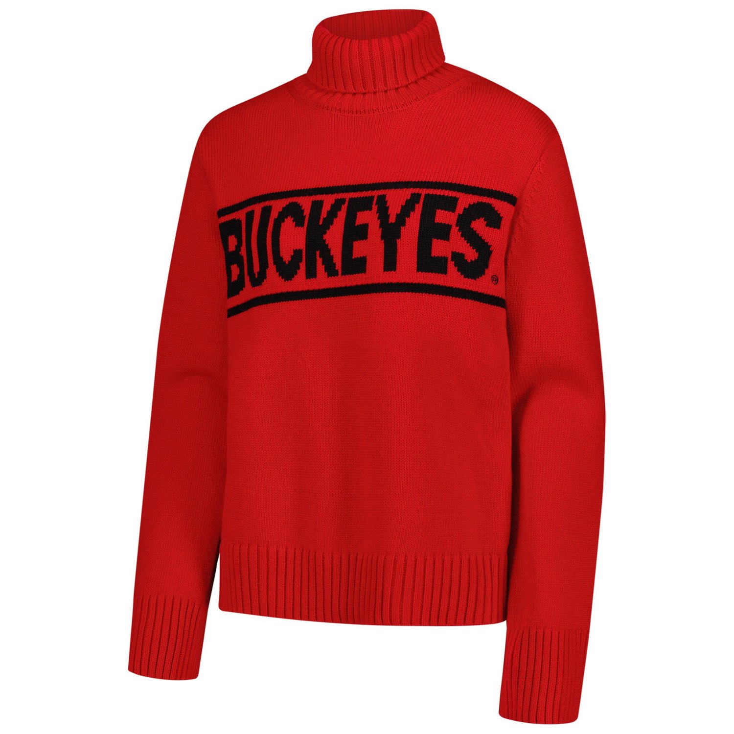 Gameday Social Ohio State Buckeyes Chenille Turtleneck Sweater - view number 2