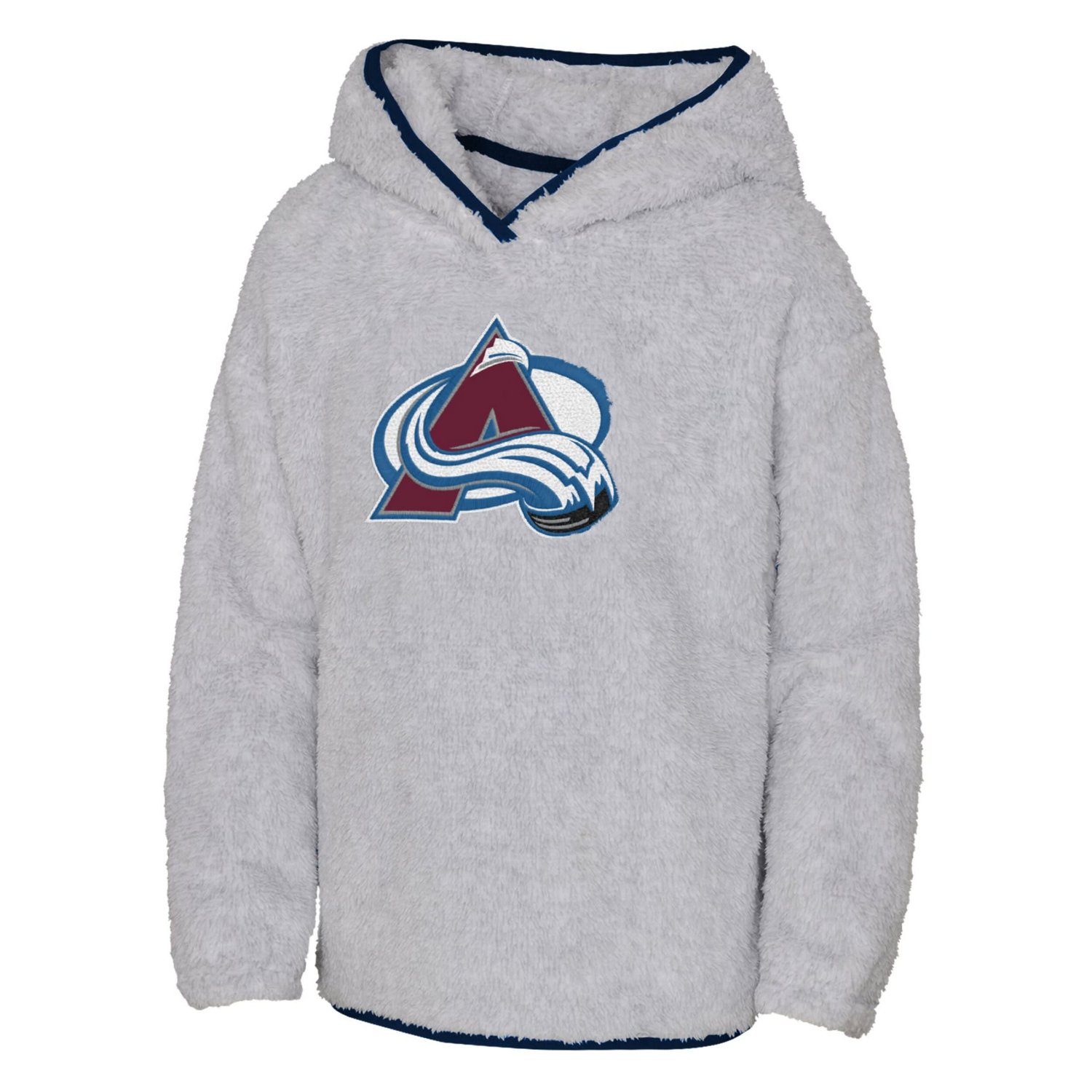 Girls Youth Colorado Avalanche Ultimate Teddy Fleece Pullover Hoodie - view number 2