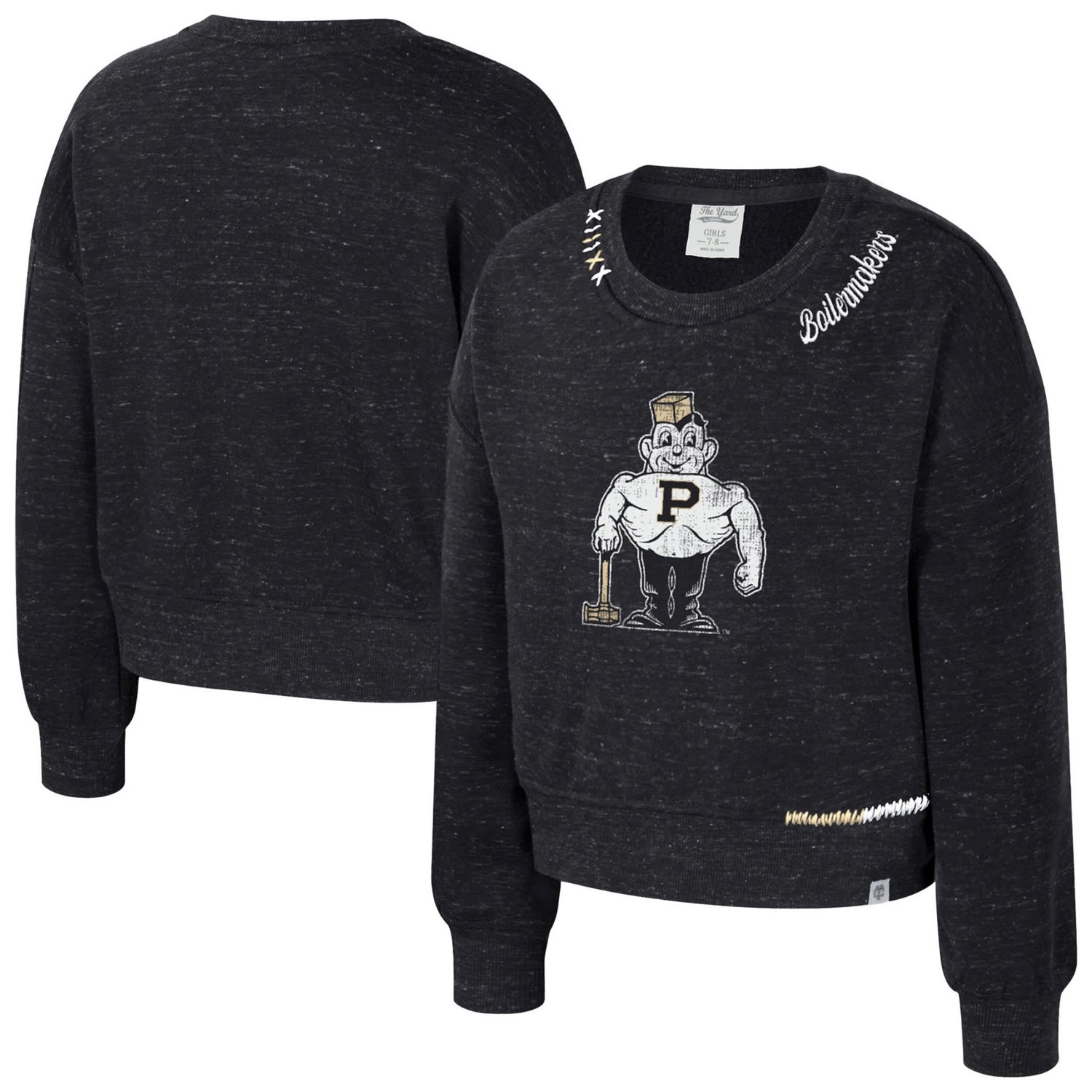 Girls Youth Colosseum Purdue Boilermakers Just a Minute Sweatshirt