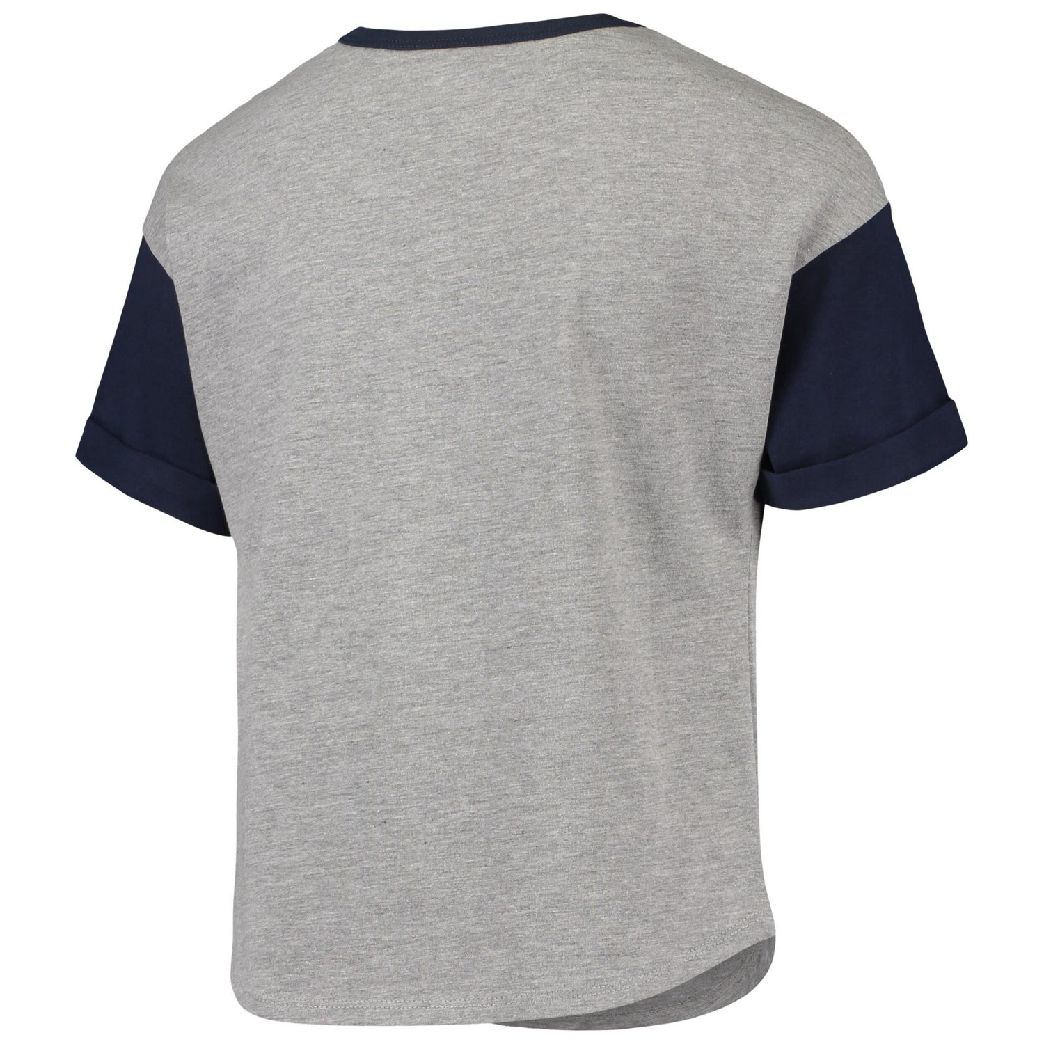 Girls Youth Heathered Gray New York Yankees Bleachers T-Shirt - view number 4