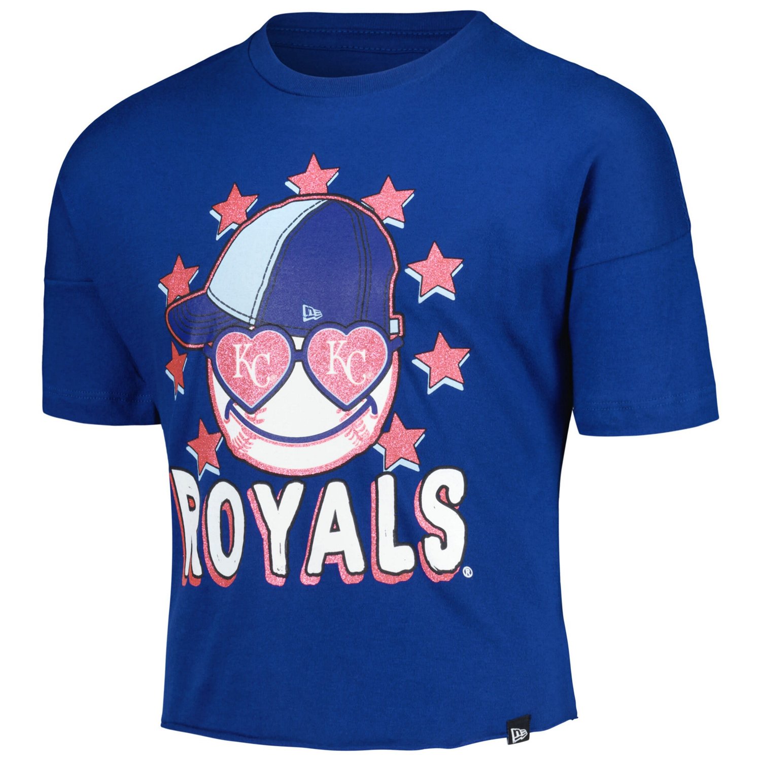 Girls Youth New Era Kansas City s Team Half Sleeve T-Shirt