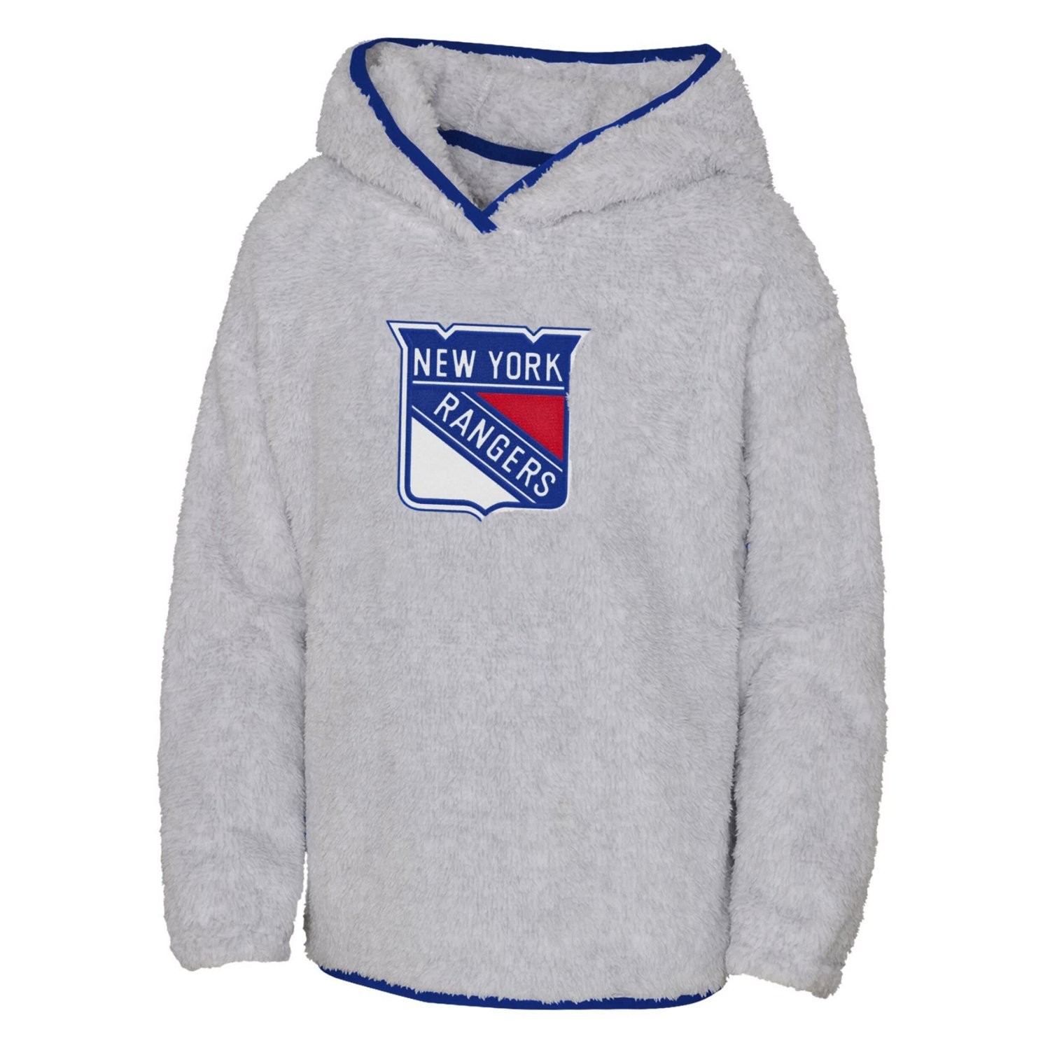 Girls Youth New York Rangers Ultimate Teddy Fleece Pullover Hoodie