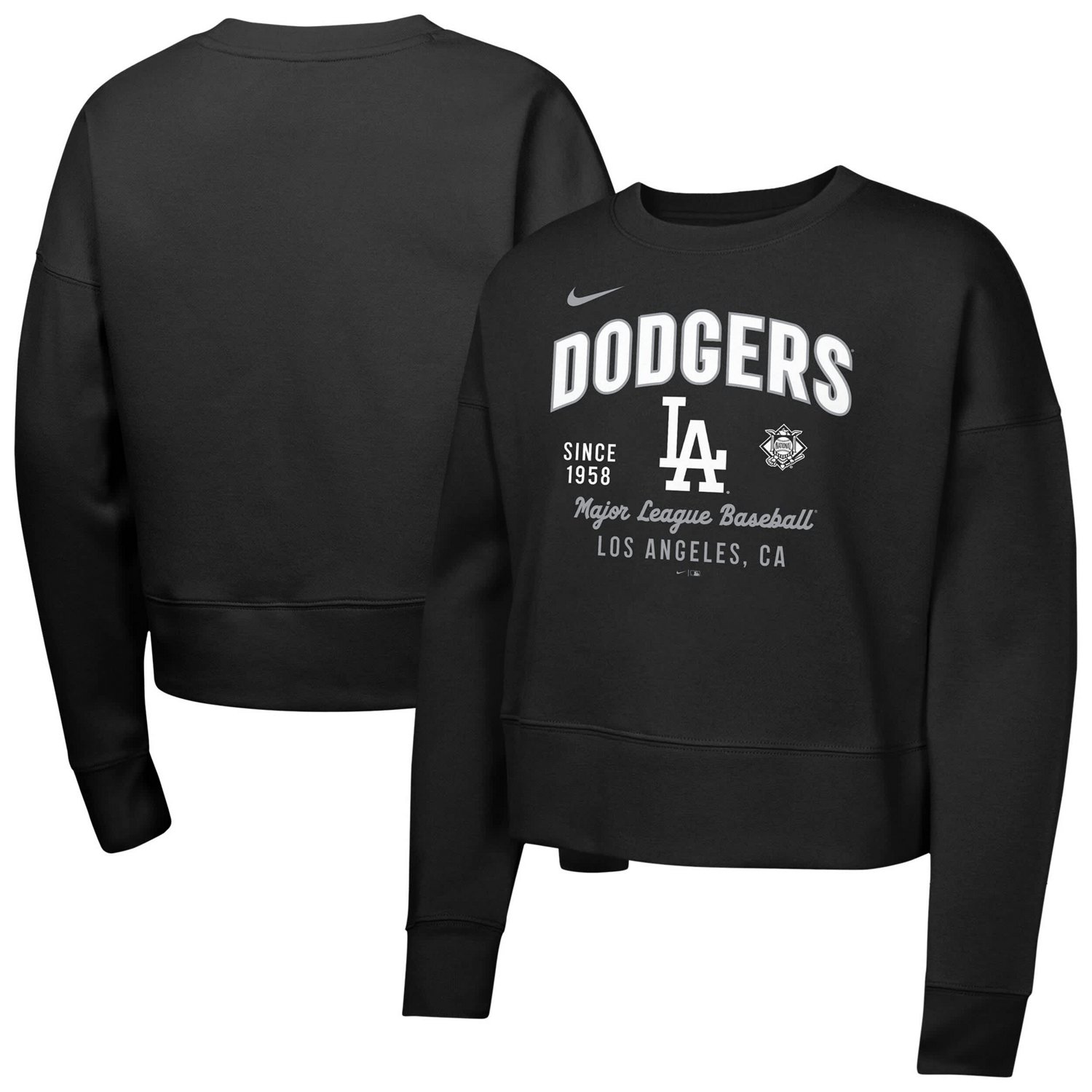 Girls Youth Nike Los Angeles Dodgers Fleece Sweatshirt