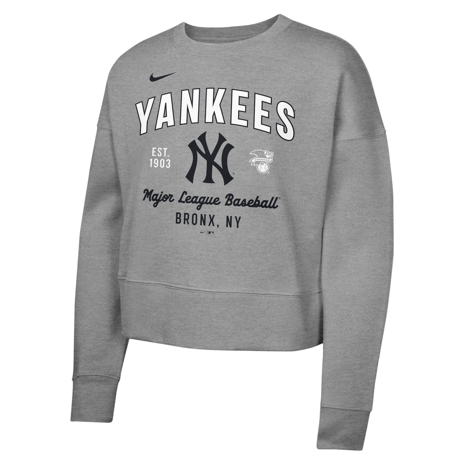 Girls Youth Nike New York Yankees Fleece Sweatshirt