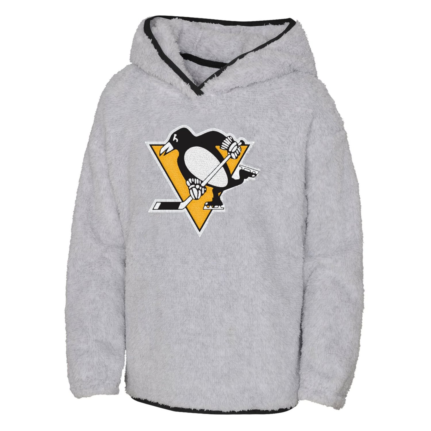 Girls Youth Pittsburgh Penguins Ultimate Teddy Fleece Pullover Hoodie - view number 2