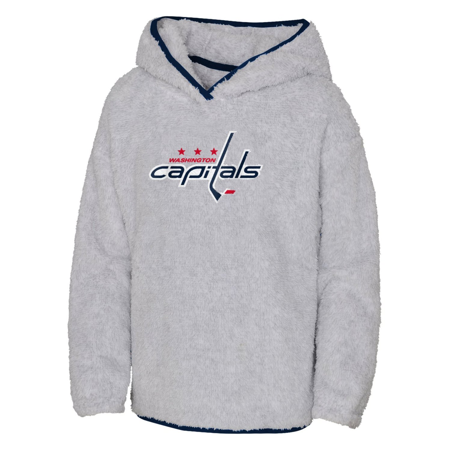 Girls Youth Washington Capitals Ultimate Teddy Fleece Pullover Hoodie - view number 2
