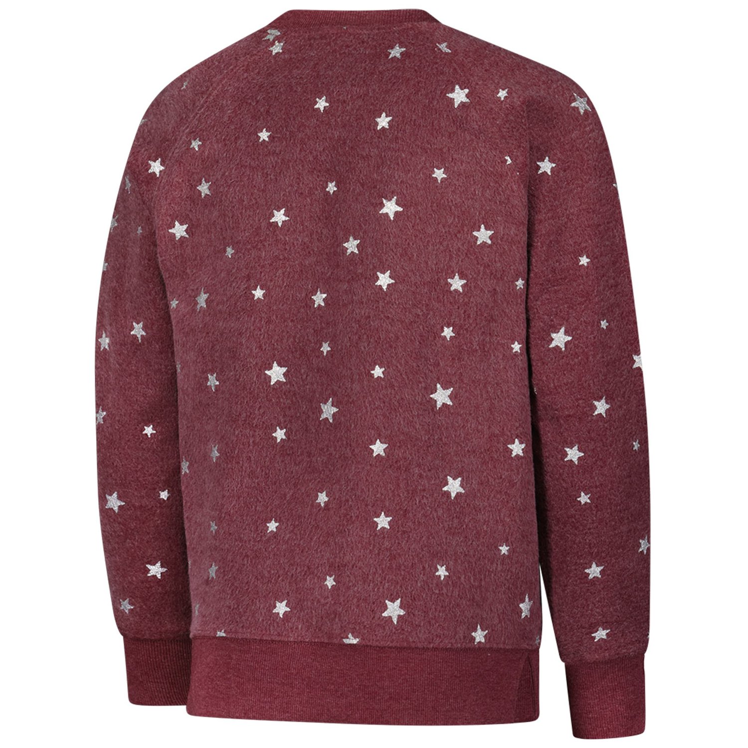 Girls Youth Wes  Willy South Carolina Gamecocks Shimmer Star Reverse Sweatshirt - view number 3