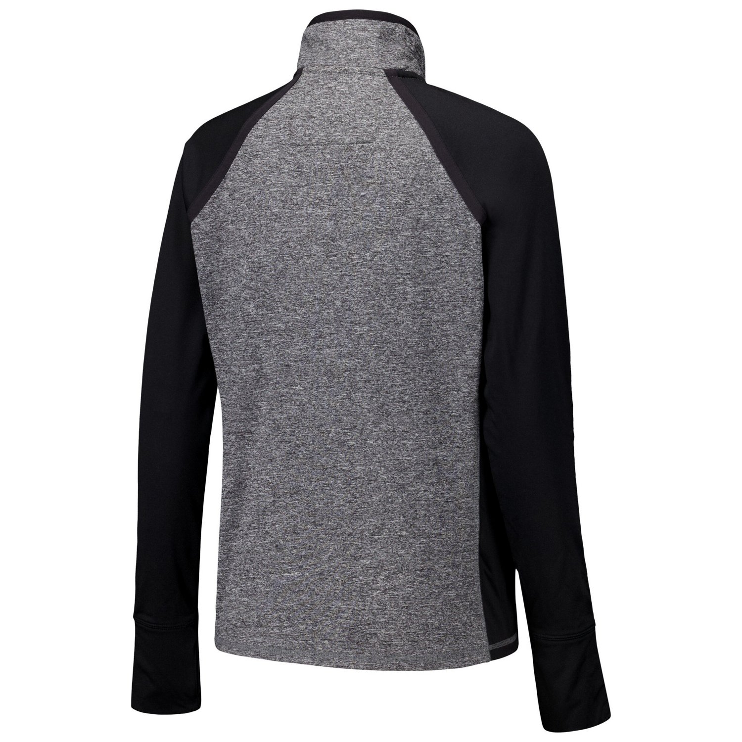 /Heather Gray Texas Tech Red Raiders Finalist Raglan Quarter-Zip Jacket                                                          - view number 3