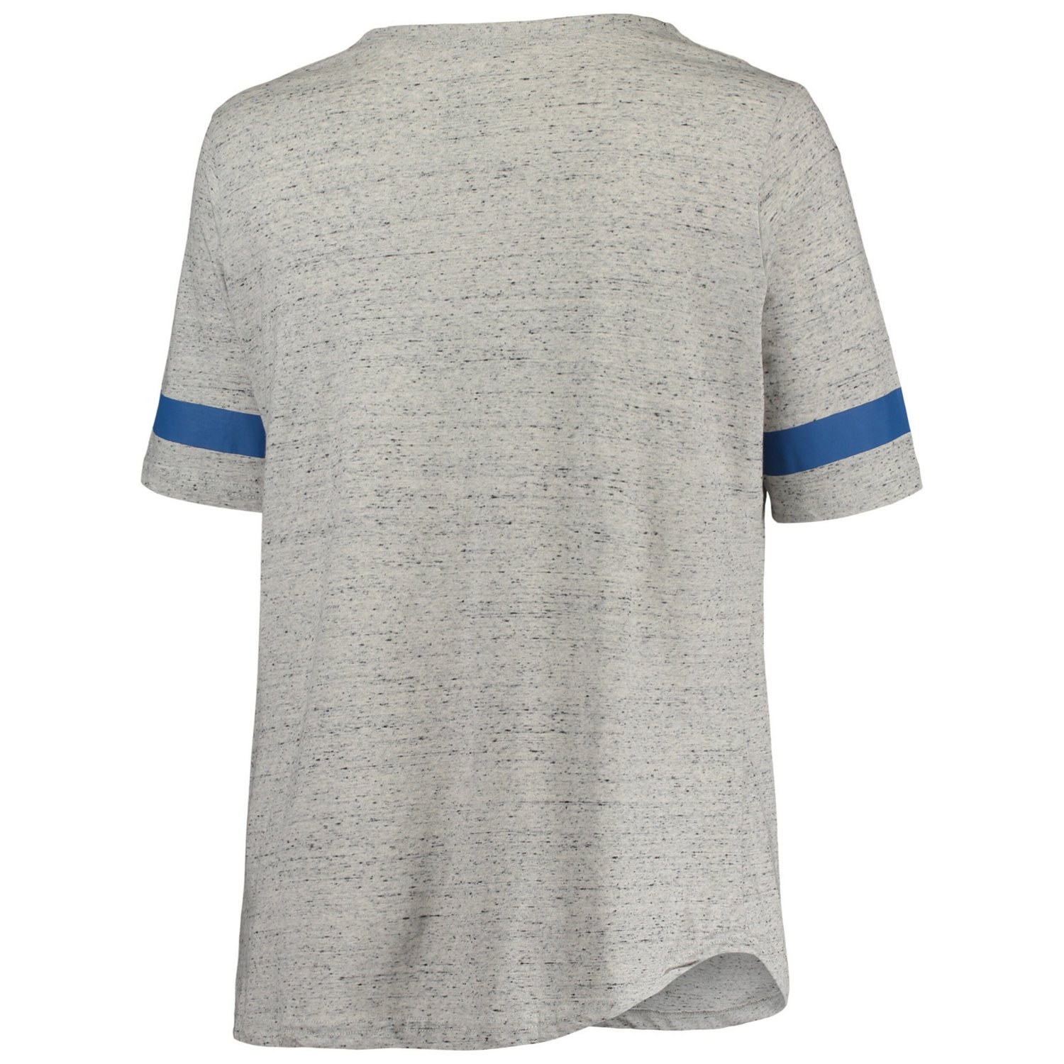 Heathered Gray Kentucky Wildcats Plus Size Lace-Up V-Neck T-Shirt - view number 3