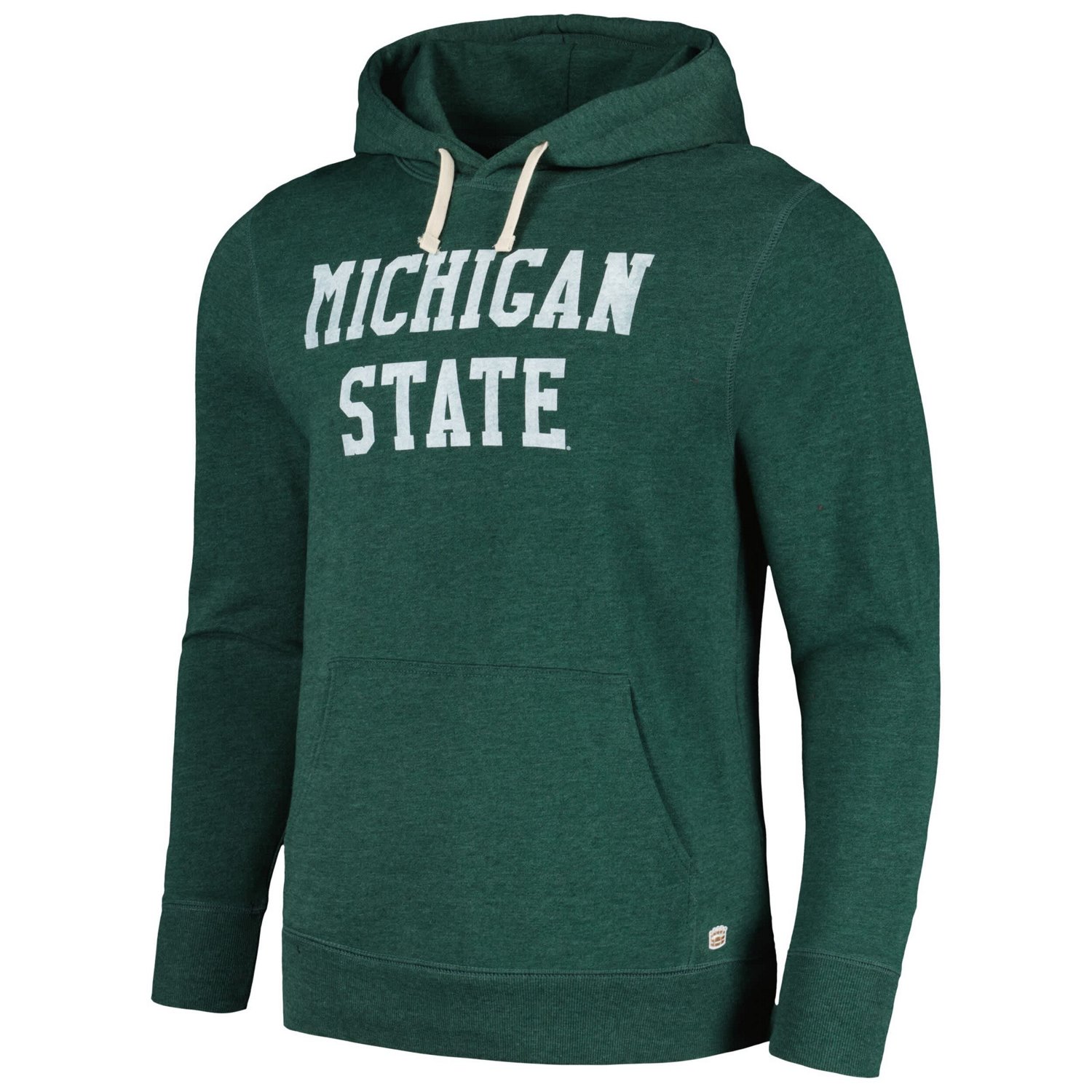 Homefield Heather Michigan State Spartans Classic Tri-Blend Pullover Hoodie - view number 2