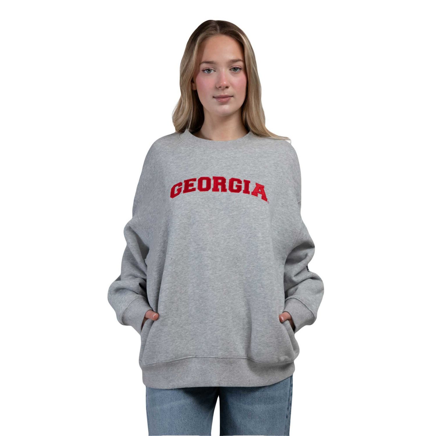 Hype and Vice Georgia Bulldogs Offside Pullover Sweatshirt