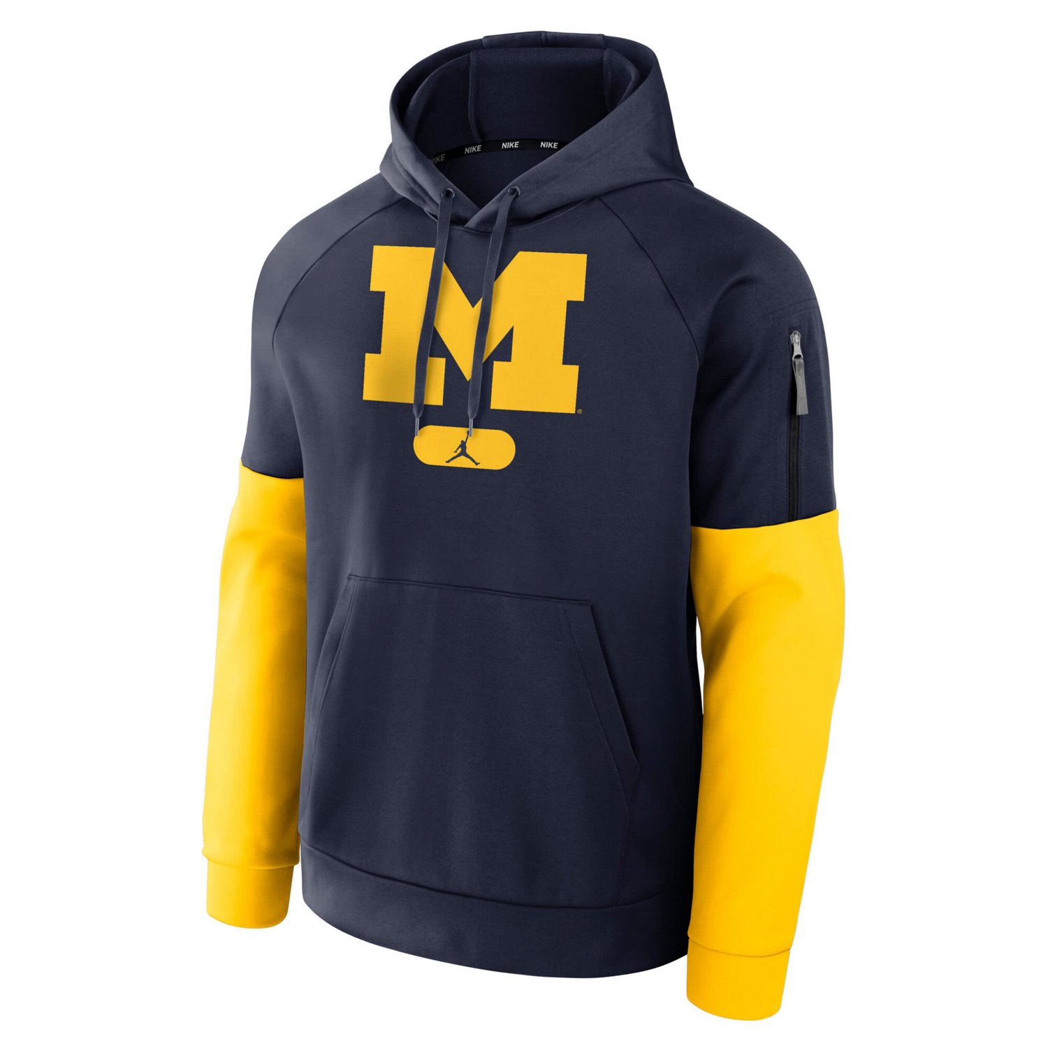 Jordan Brand Michigan Wolverines Fitness Performance Pullover Hoodie - view number 2
