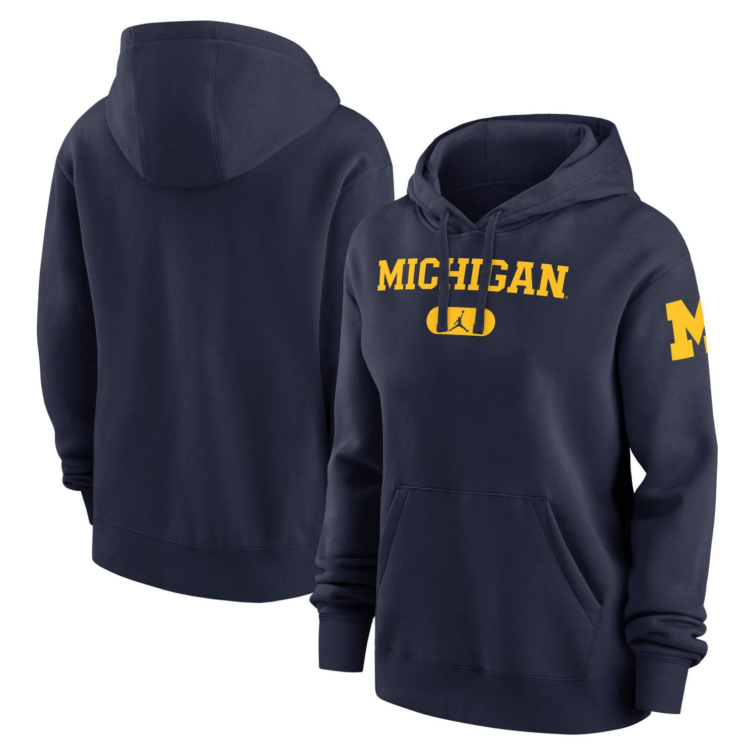 Jordan Brand Michigan Wolverines Phoenix Pullover Hoodie - view number 1