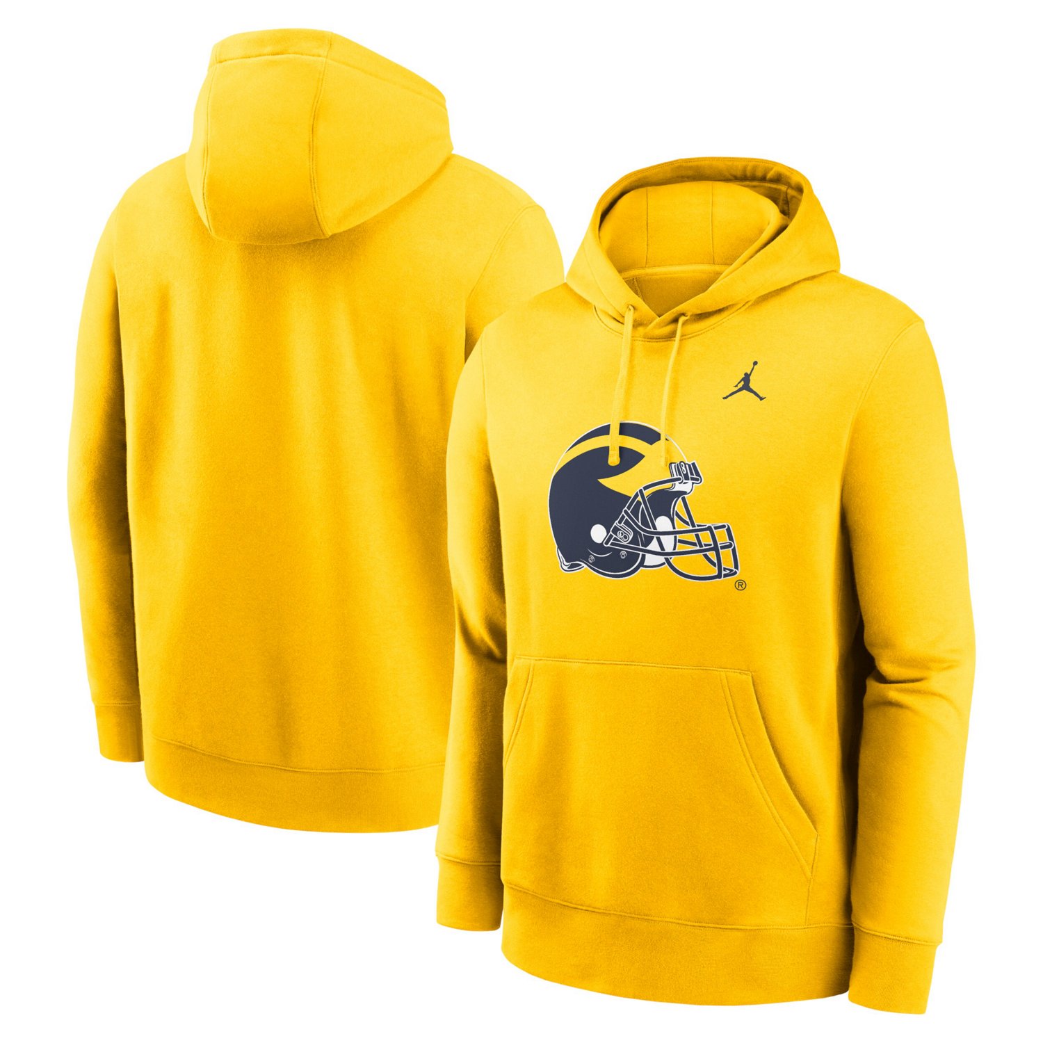 Jordan Brand Michigan Wolverines Primetime Alternate Logo Club Fleece Pullover Hoodie                                            - view number 1
