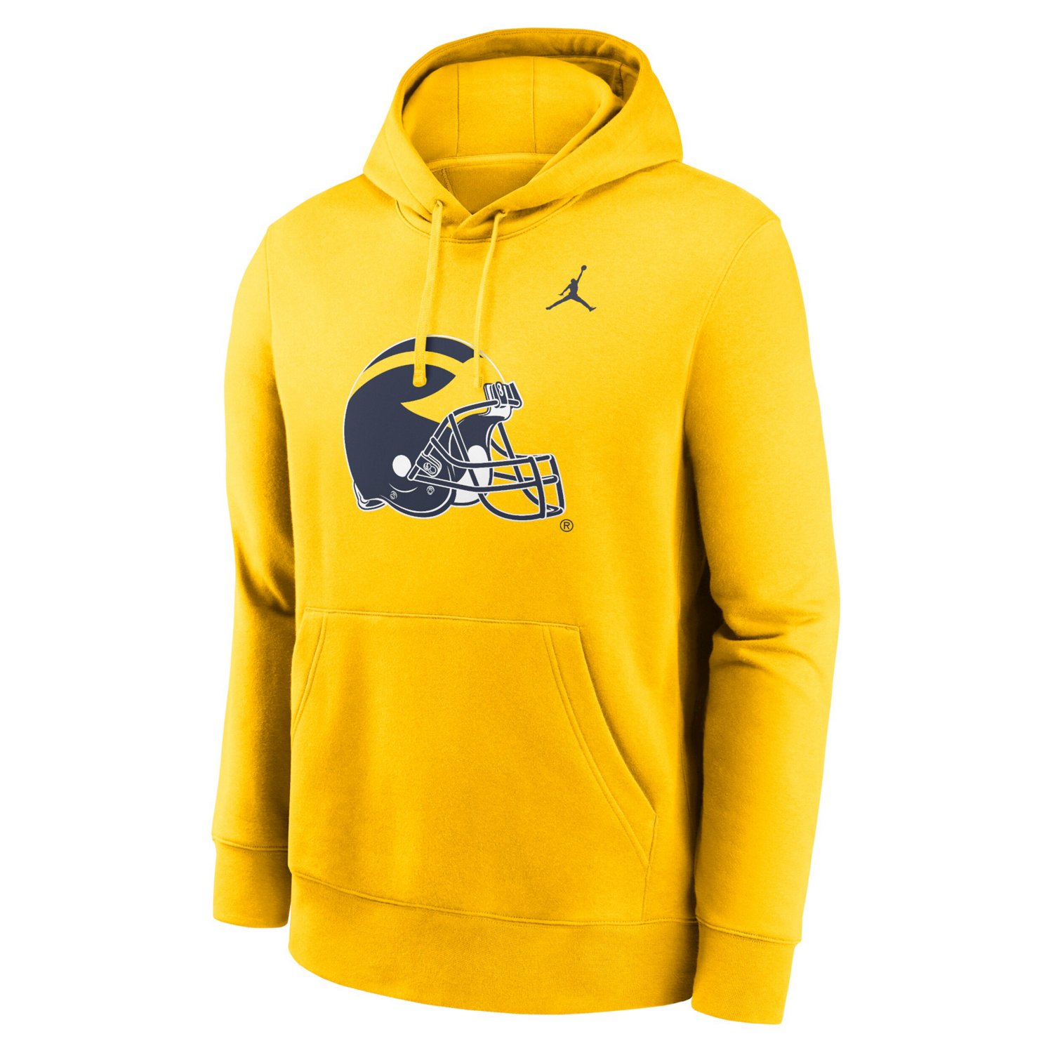 Jordan Brand Michigan Wolverines Primetime Alternate Logo Club Fleece Pullover Hoodie                                            - view number 2
