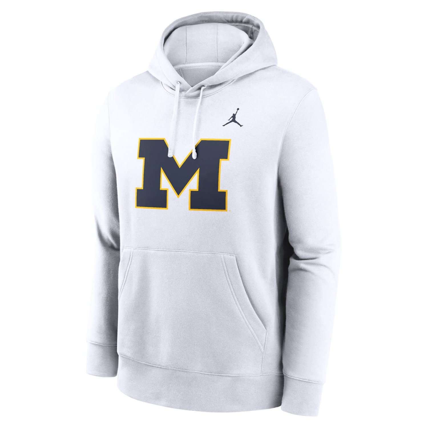 Jordan Brand Michigan Wolverines Primetime Evergreen Club Fleece Pullover Hoodie - view number 2