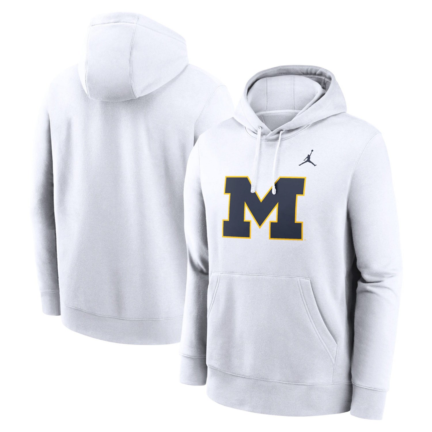 Jordan Brand Michigan Wolverines Primetime Evergreen Club Fleece Pullover Hoodie - view number 1