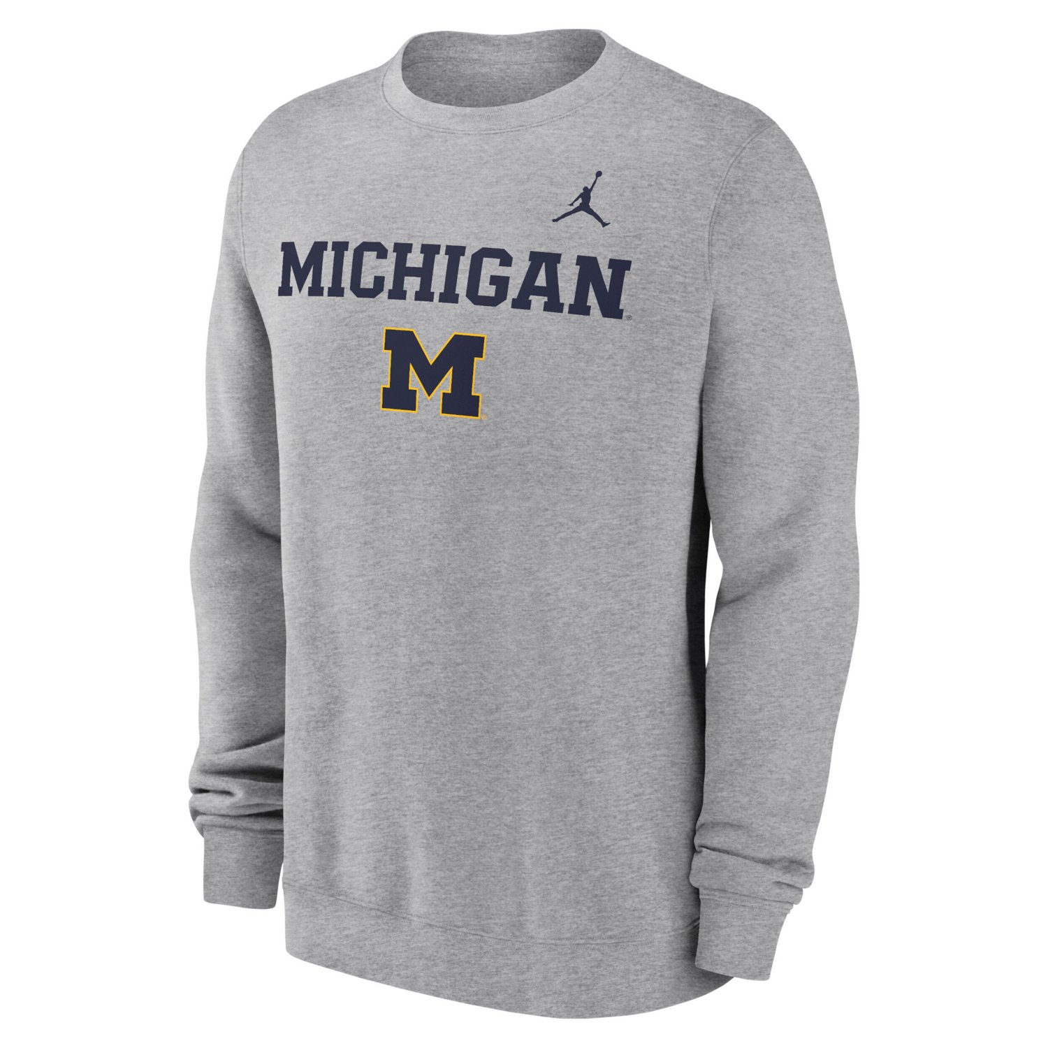 Jordan Brand Michigan Wolverines Primetime Primary Stack Pullover Sweatshirt - view number 2