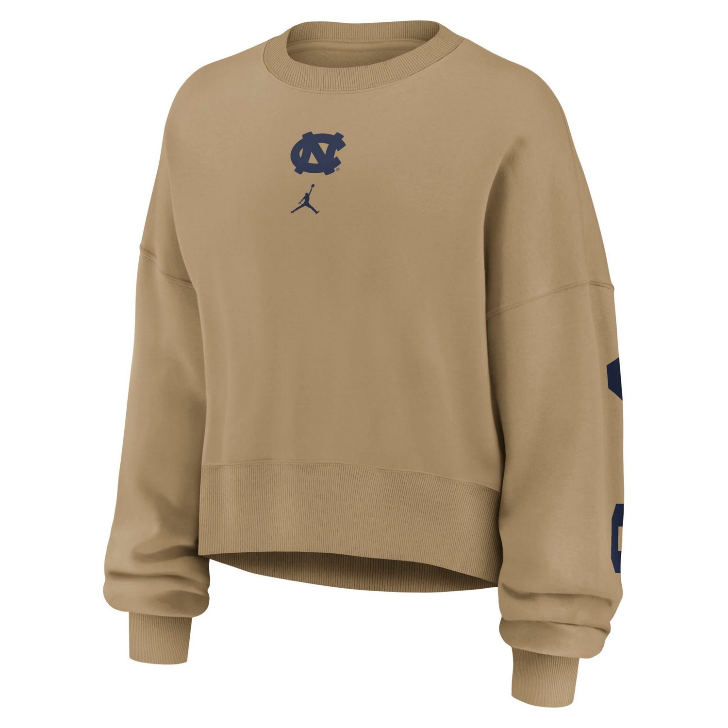 Jordan Brand North Carolina Tar Heels Oversized Phoenix 2-Hit Pullover Sweatshirt - view number 2