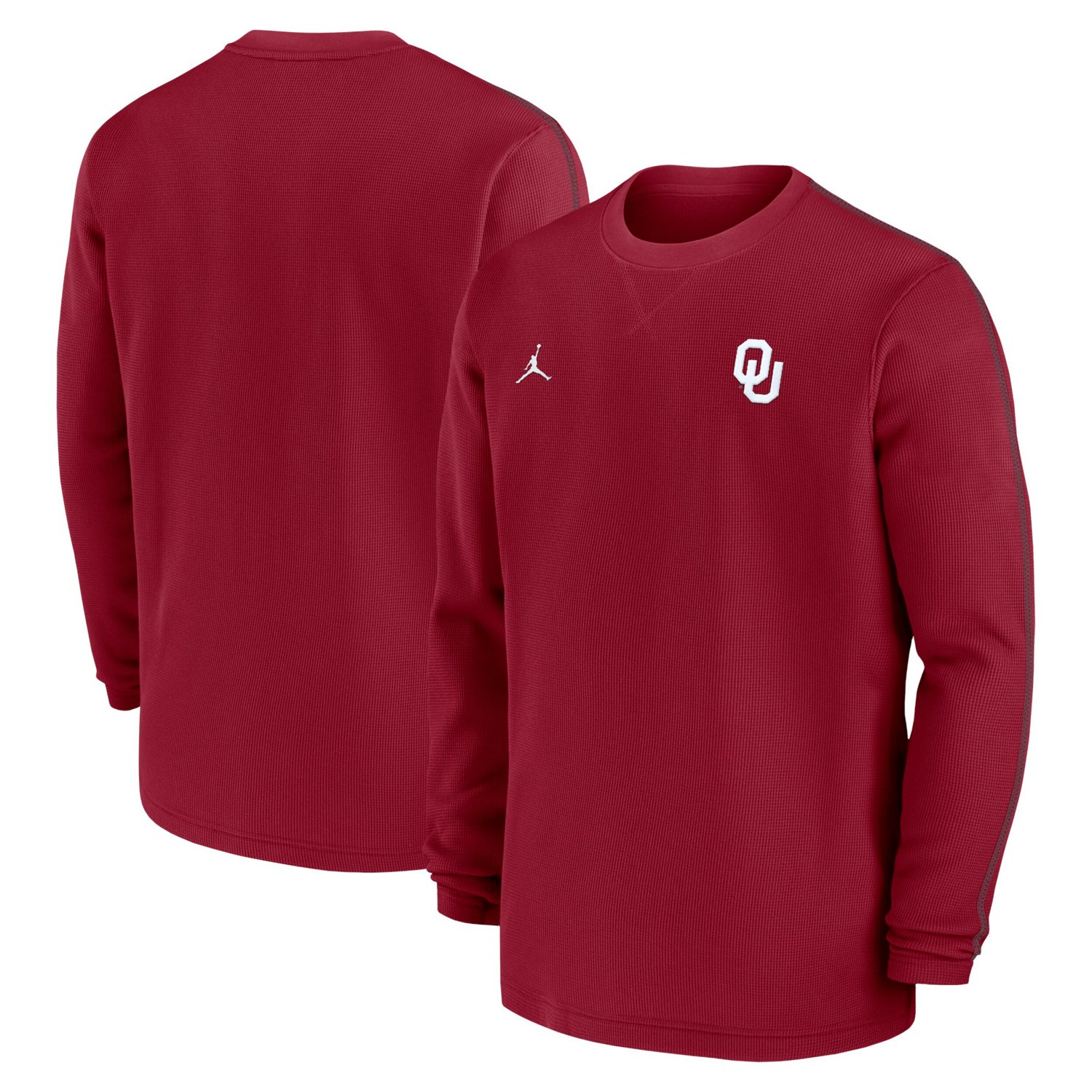 Jordan Brand Oklahoma Sooners 2024 Sideline Coaches Long Sleeve Top - view number 1