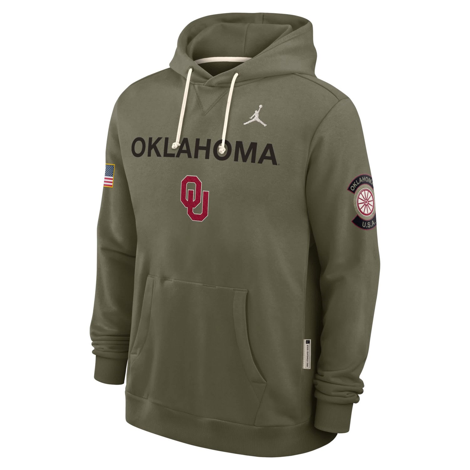 Jordan Brand Oklahoma Sooners 2025 Military Appreciation Dri-FIT Hoodie - view number 4