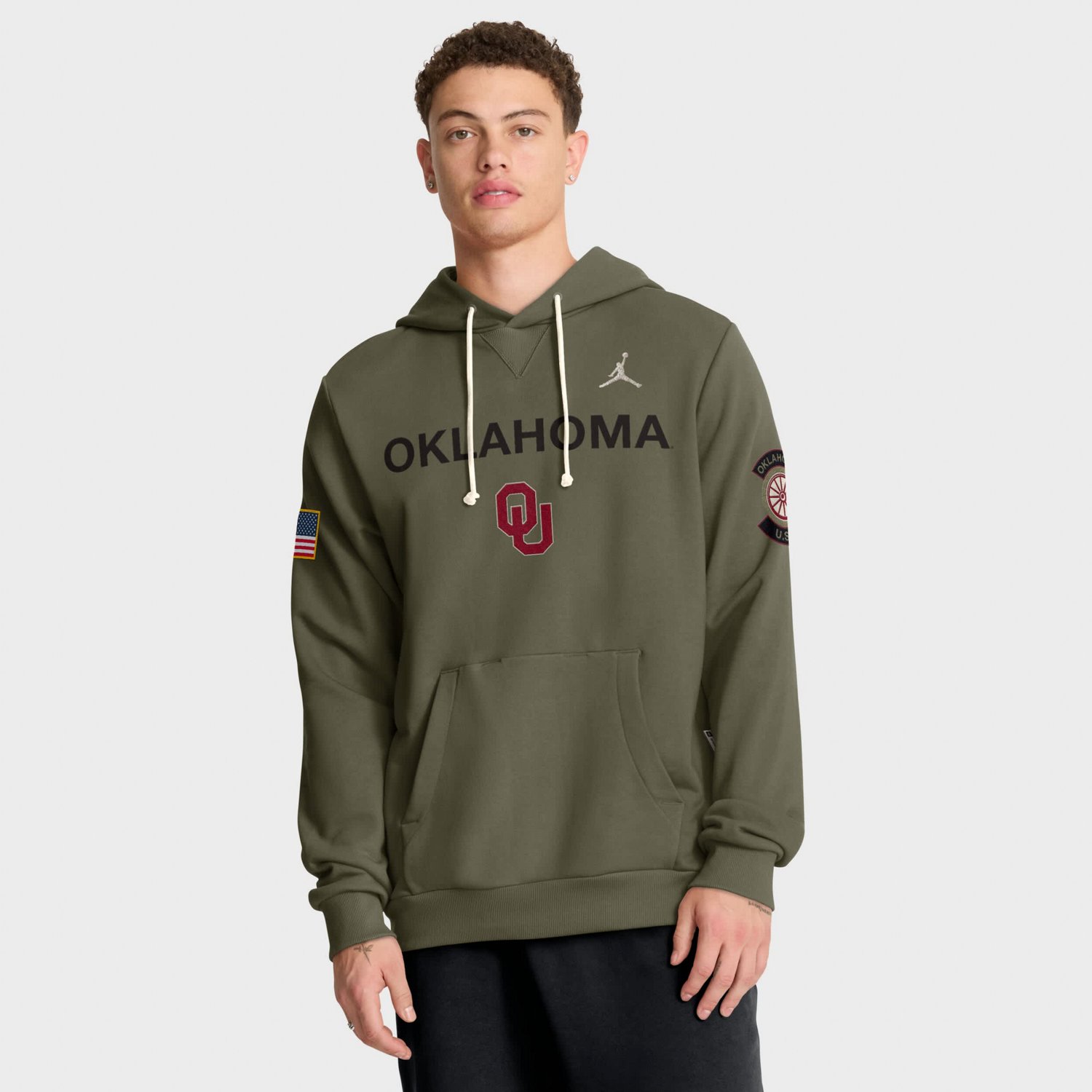 Jordan Brand Oklahoma Sooners 2025 Military Appreciation Dri-FIT Hoodie