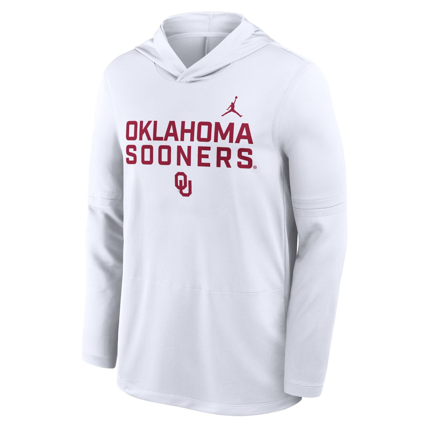 Jordan Brand Oklahoma Sooners 2025 Sideline Dri-FIT Long Sleeve Hoodie T-Shirt - view number 4