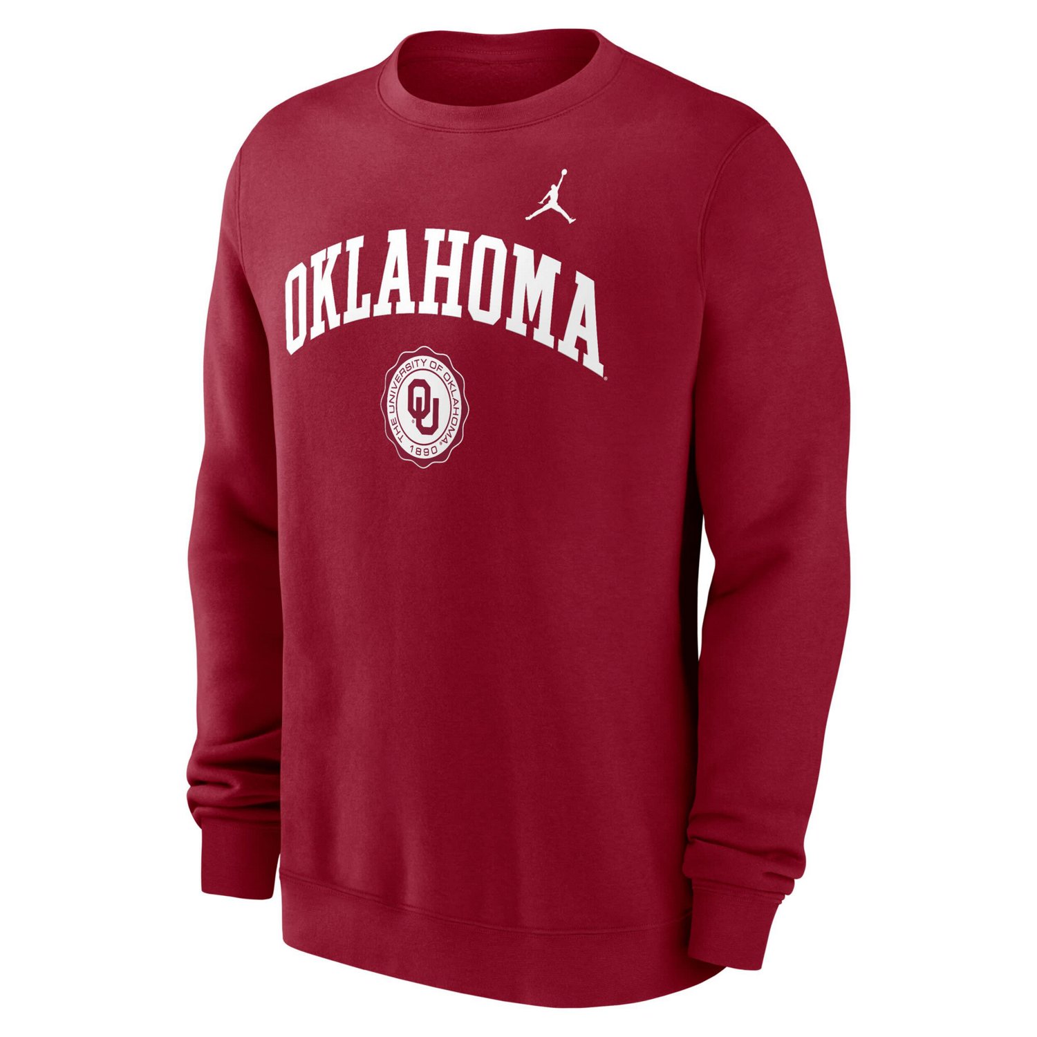 Jordan Brand Oklahoma Sooners Arched Seal Pullover Sweatshirt                                                                    - view number 2