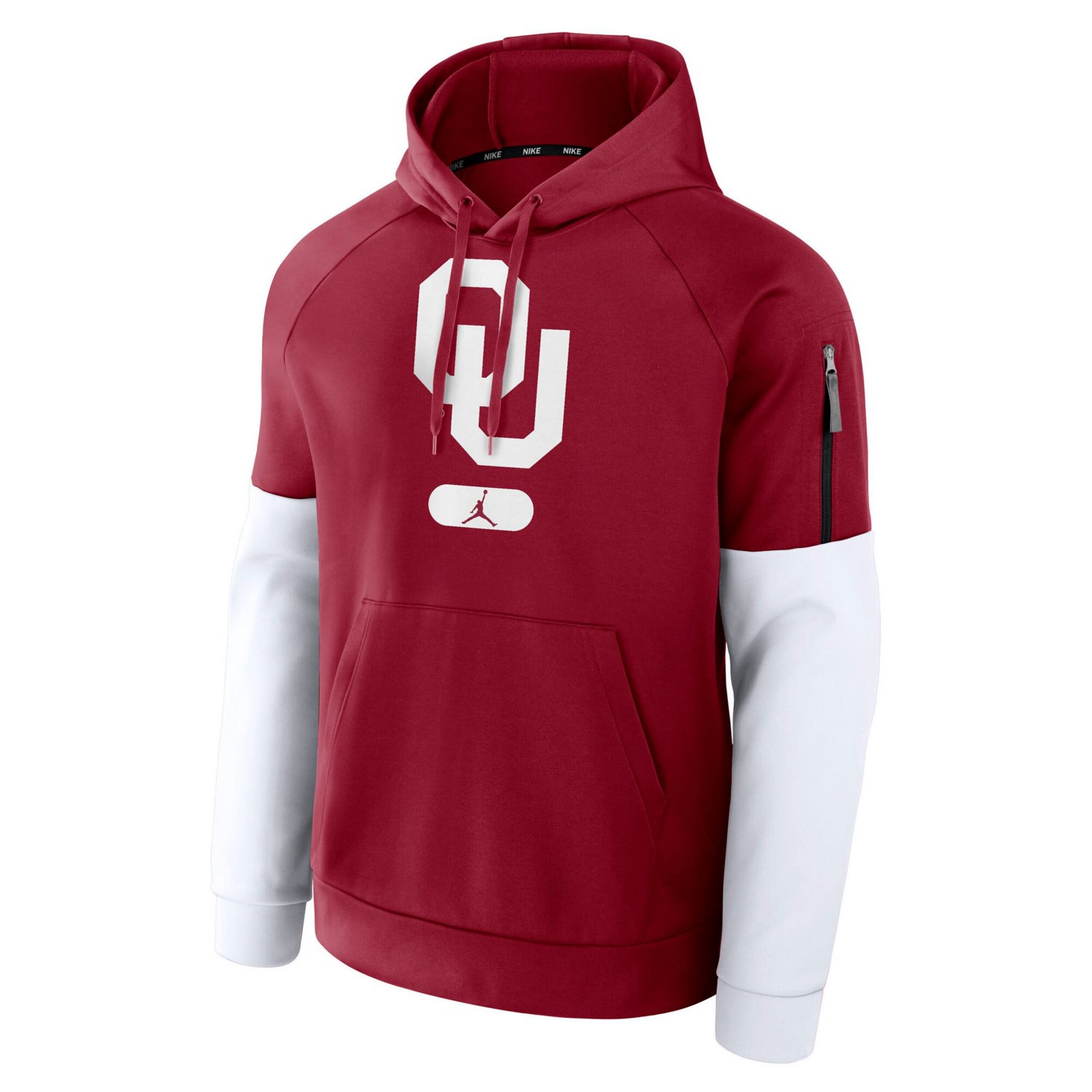 Jordan Brand Oklahoma Sooners Fitness Performance Pullover Hoodie - view number 2