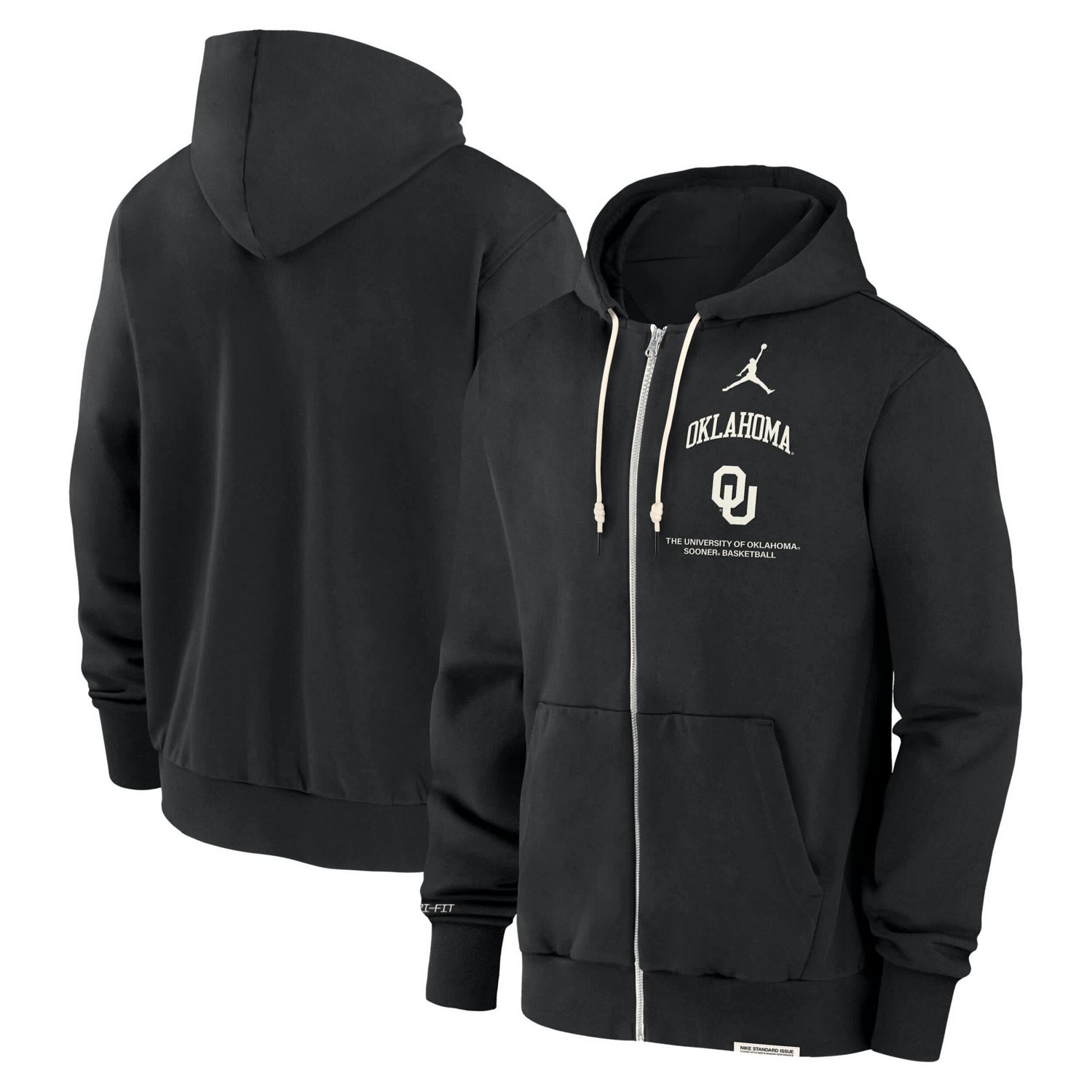 Jordan Brand Oklahoma Sooners On-Court Performance Full-Zip Hoodie - view number 1