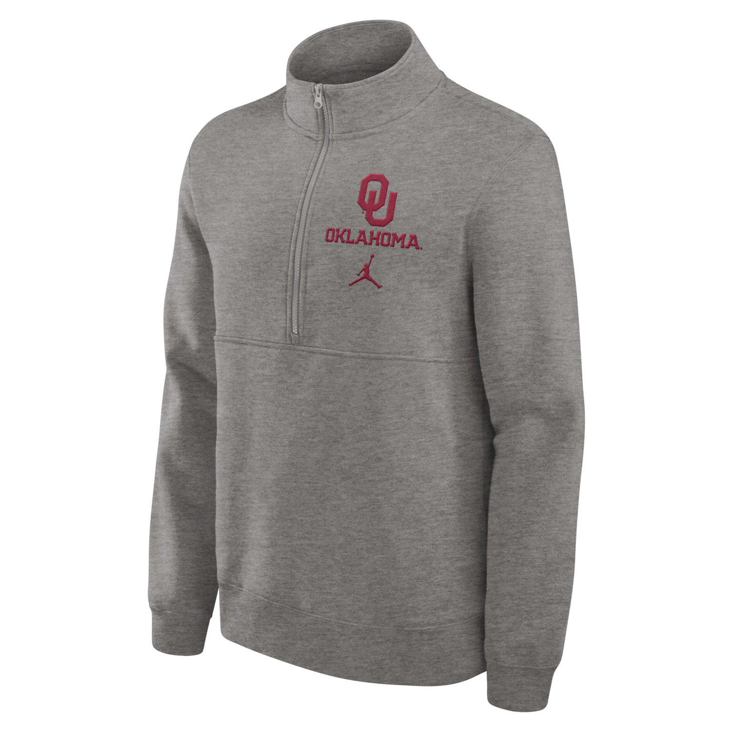 Jordan Brand Oklahoma Sooners Primetime Club Half-Zip Sweatshirt - view number 2