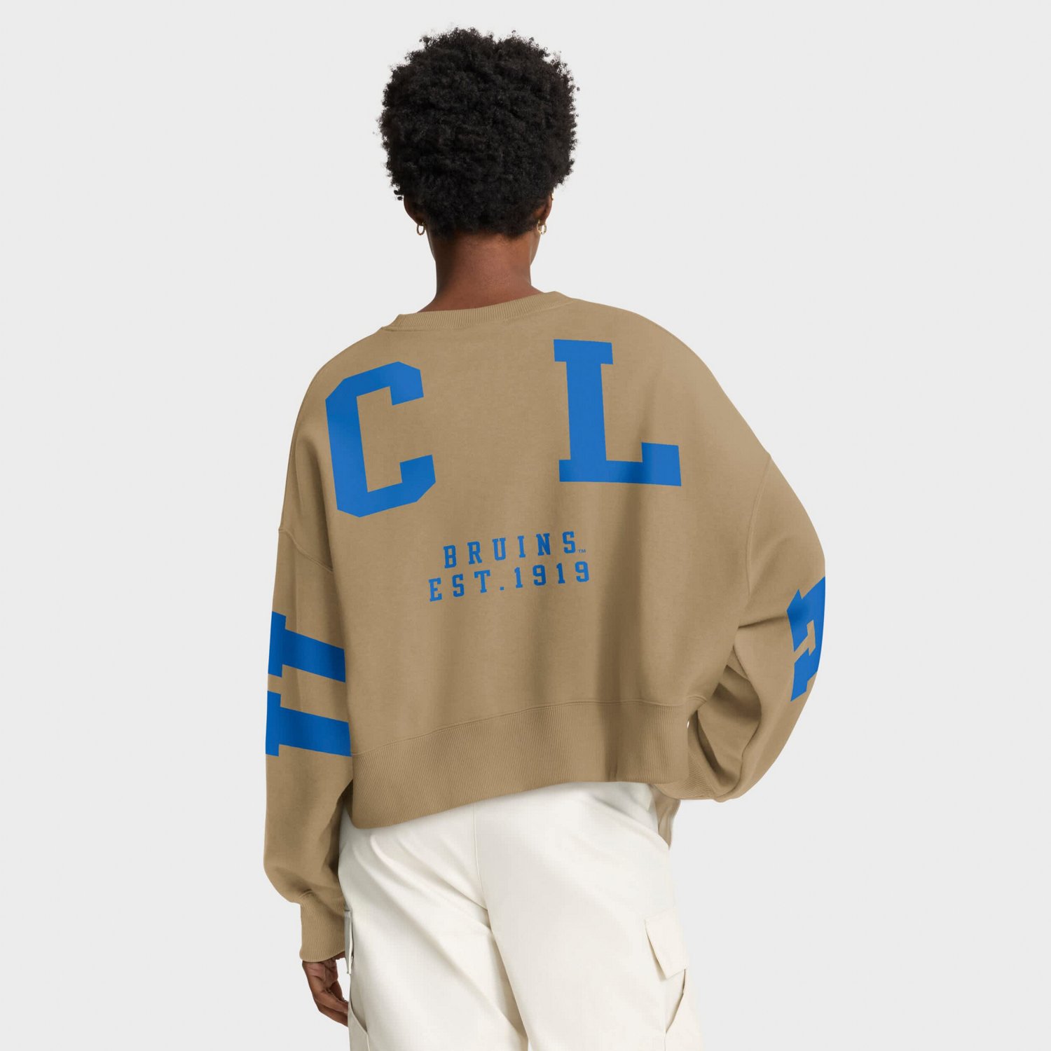 Jordan Brand UCLA Bruins Oversized Phoenix 2-Hit Pullover Sweatshirt - view number 2