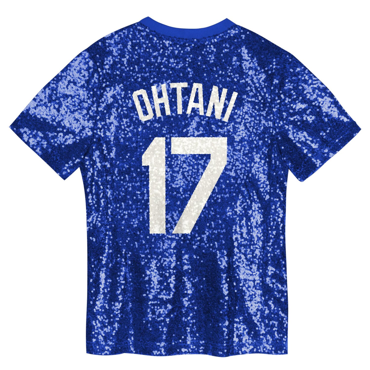 Juniors Shohei Ohtani Los Angeles Dodgers Name  Number Sequin V-Neck Top - view number 3