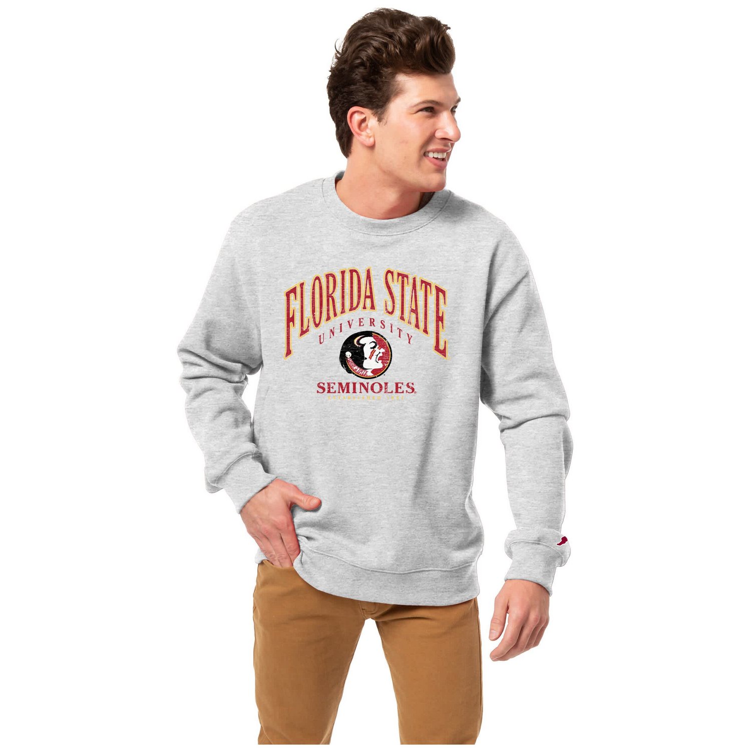 League Collegiate Wear Florida State Seminoles Tall Arch Essential 20 Pullover Sweatshirt - view number 1