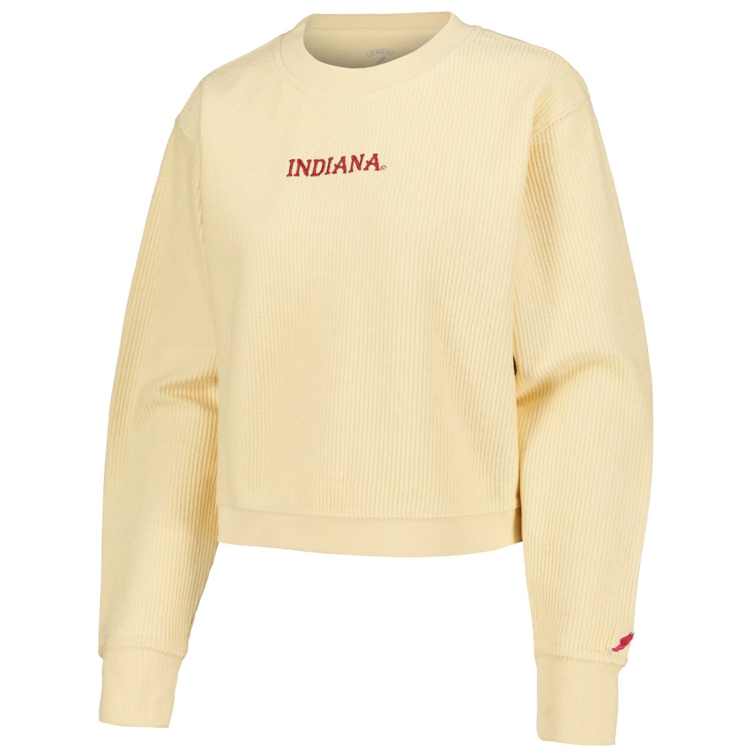 League Collegiate Wear Indiana Hoosiers Timber Cropped Pullover Sweatshirt - view number 2