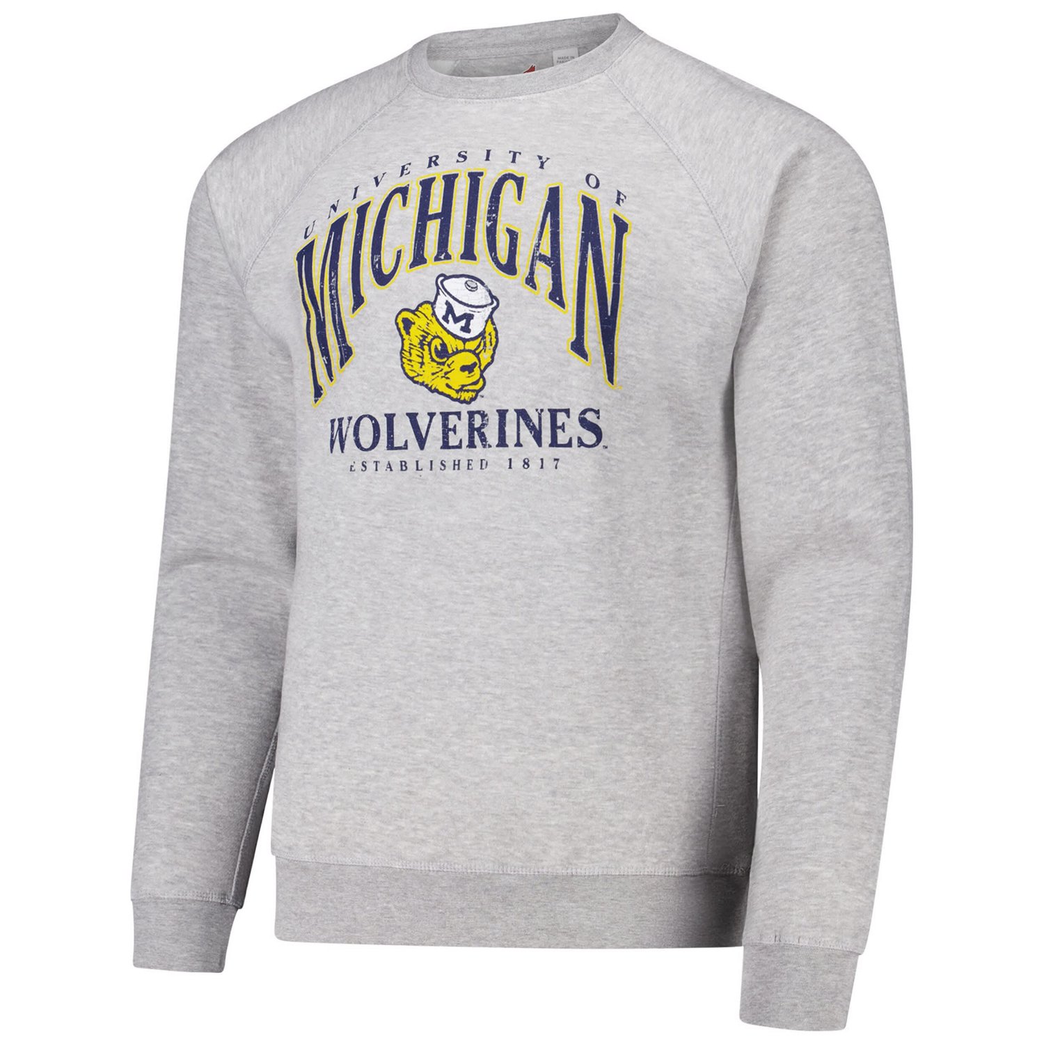 League Collegiate Wear Michigan Wolverines Tall Arch Essential 20 Pullover Sweatshirt - view number 2