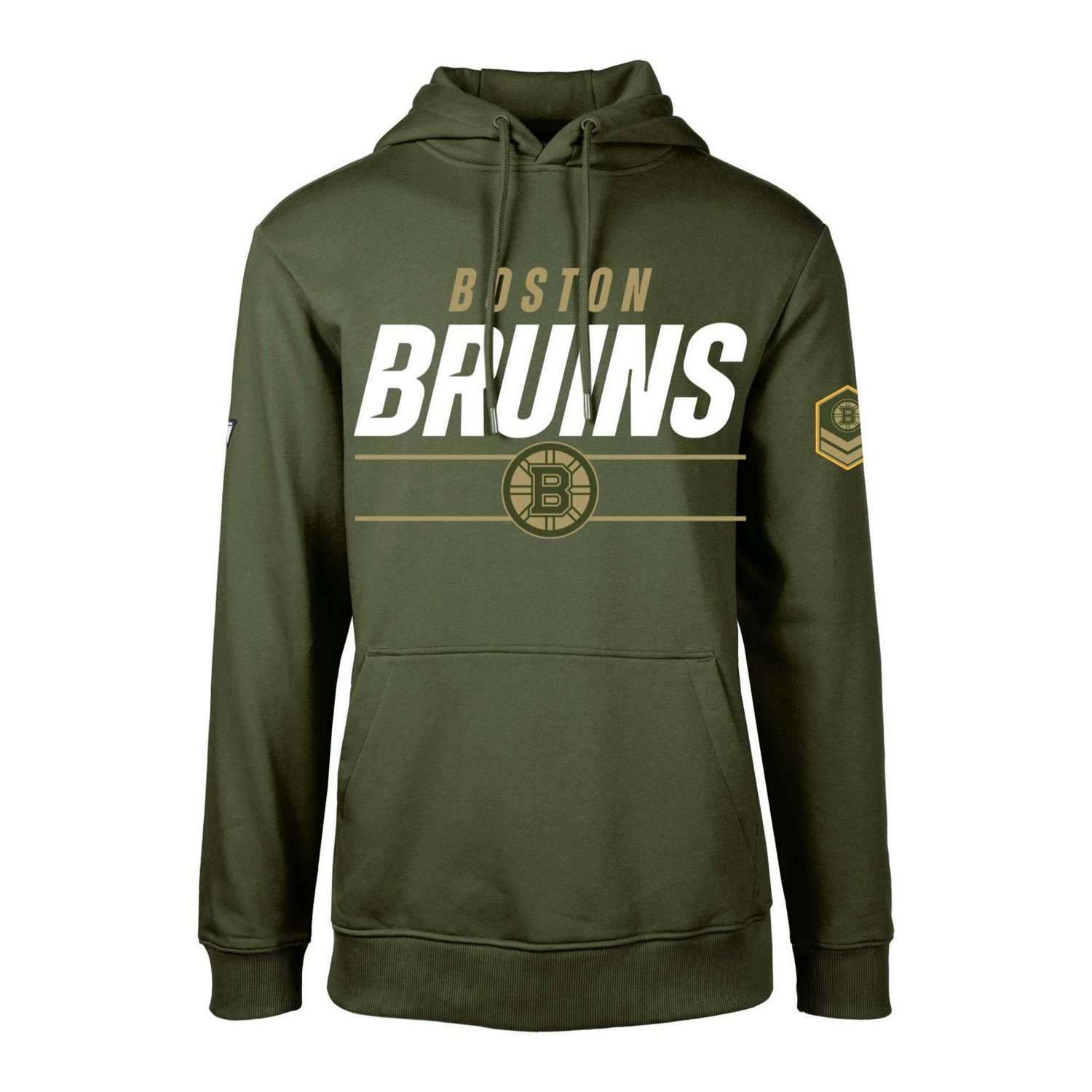 Levelwear Boston Bruins Delta Podium Fleece Pullover Hoodie - view number 1
