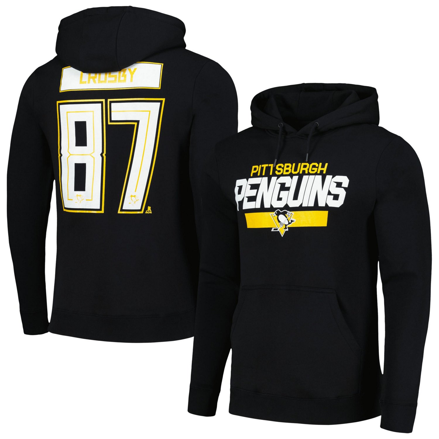 Levelwear Sidney Crosby Pittsburgh Penguins Podium Name  Number Pullover Hoodie - view number 1