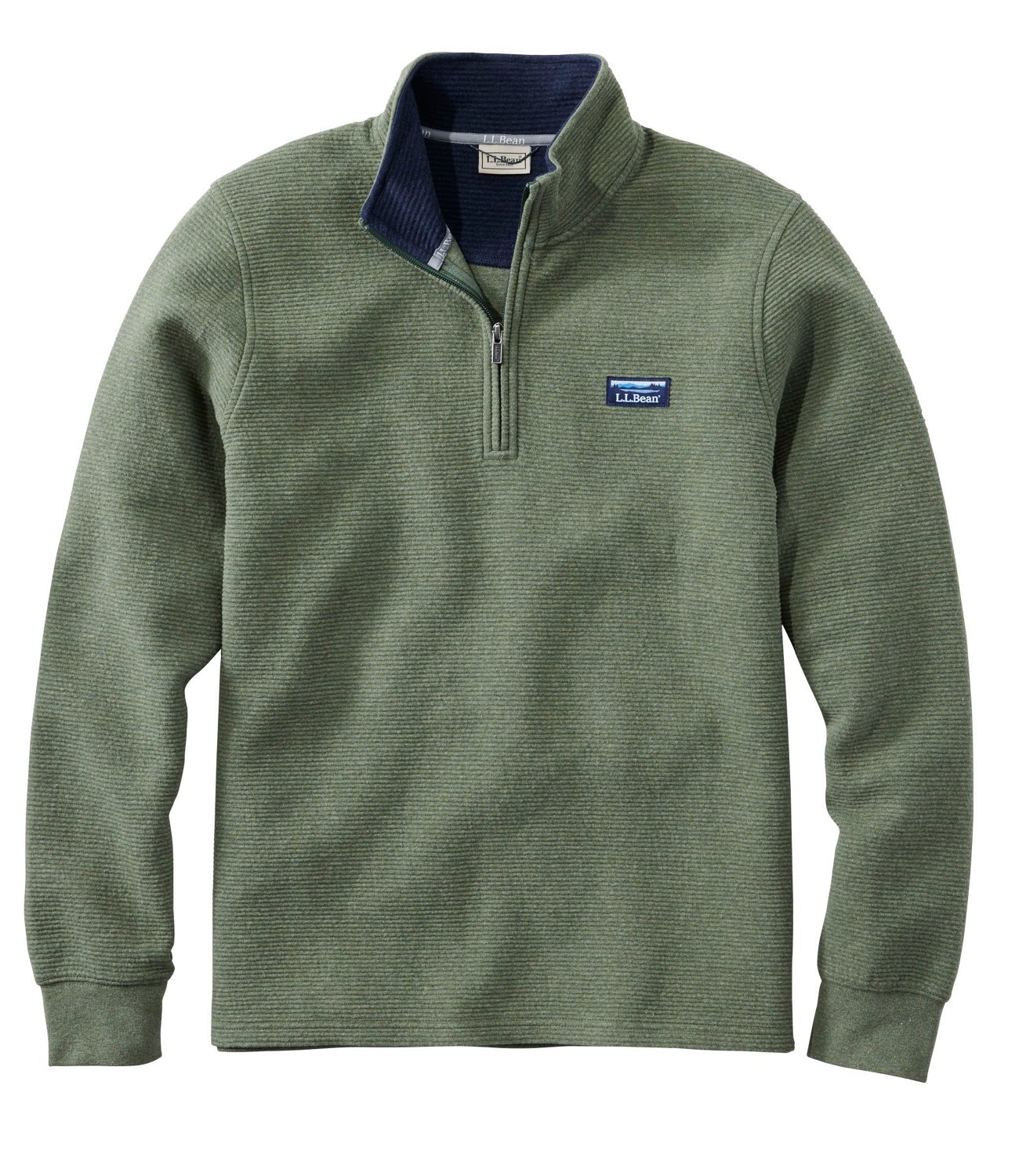 L.L. Bean Men's Lakewashed 1/4 Zip Pullover - view number 1