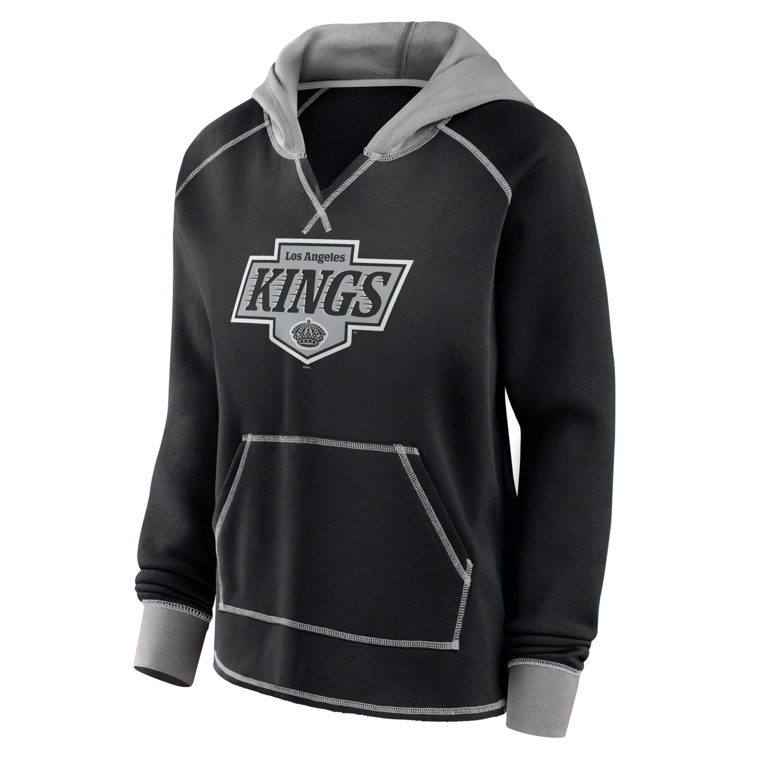 Logo Athletic Los Angeles Kings Hit It French Terry Full-Zip Hoodie - view number 2