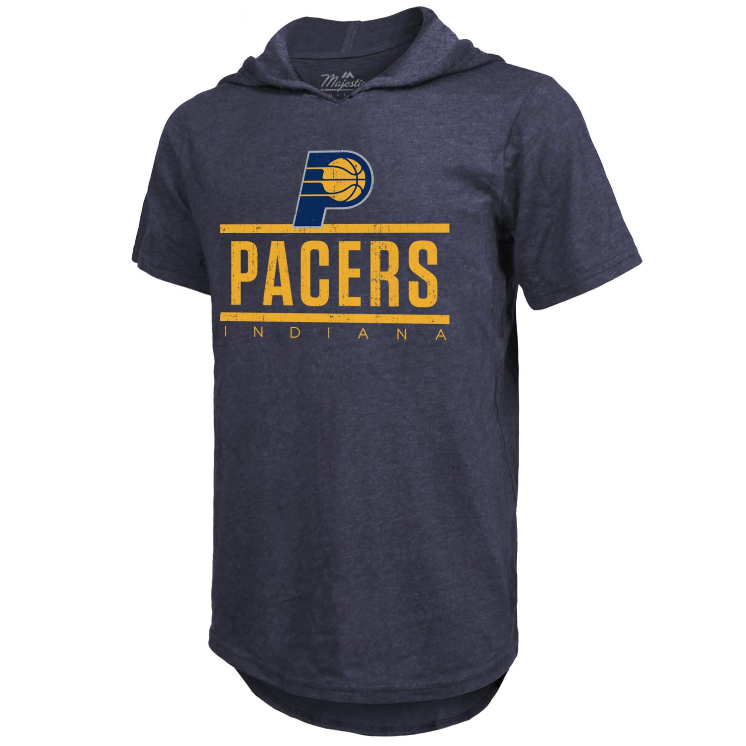 Majestic Threads Indiana Pacers Tri-Blend Hoodie T-Shirt - view number 2