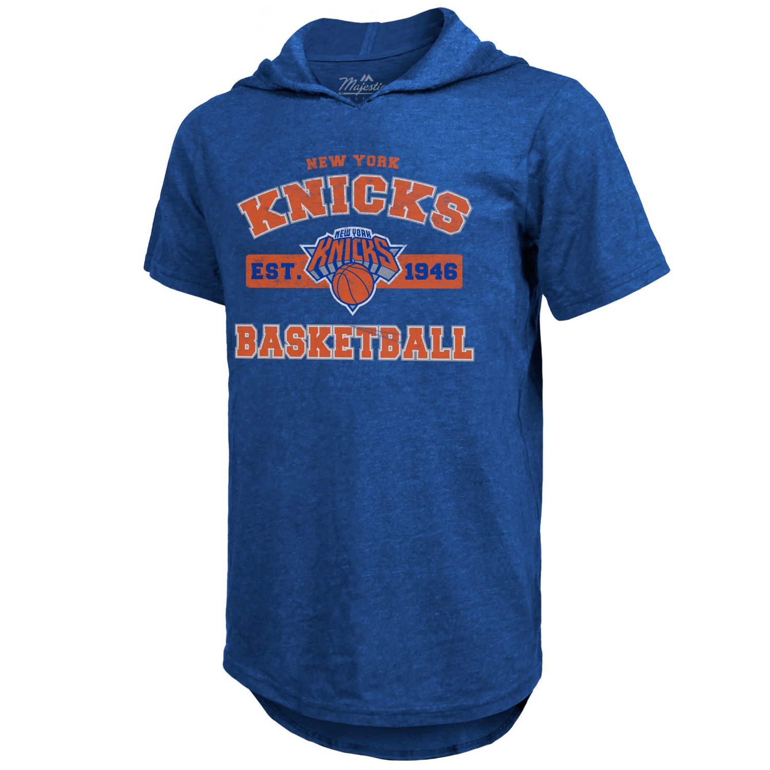 Majestic Threads New York Knicks Tri-Blend Hoodie T-Shirt - view number 2