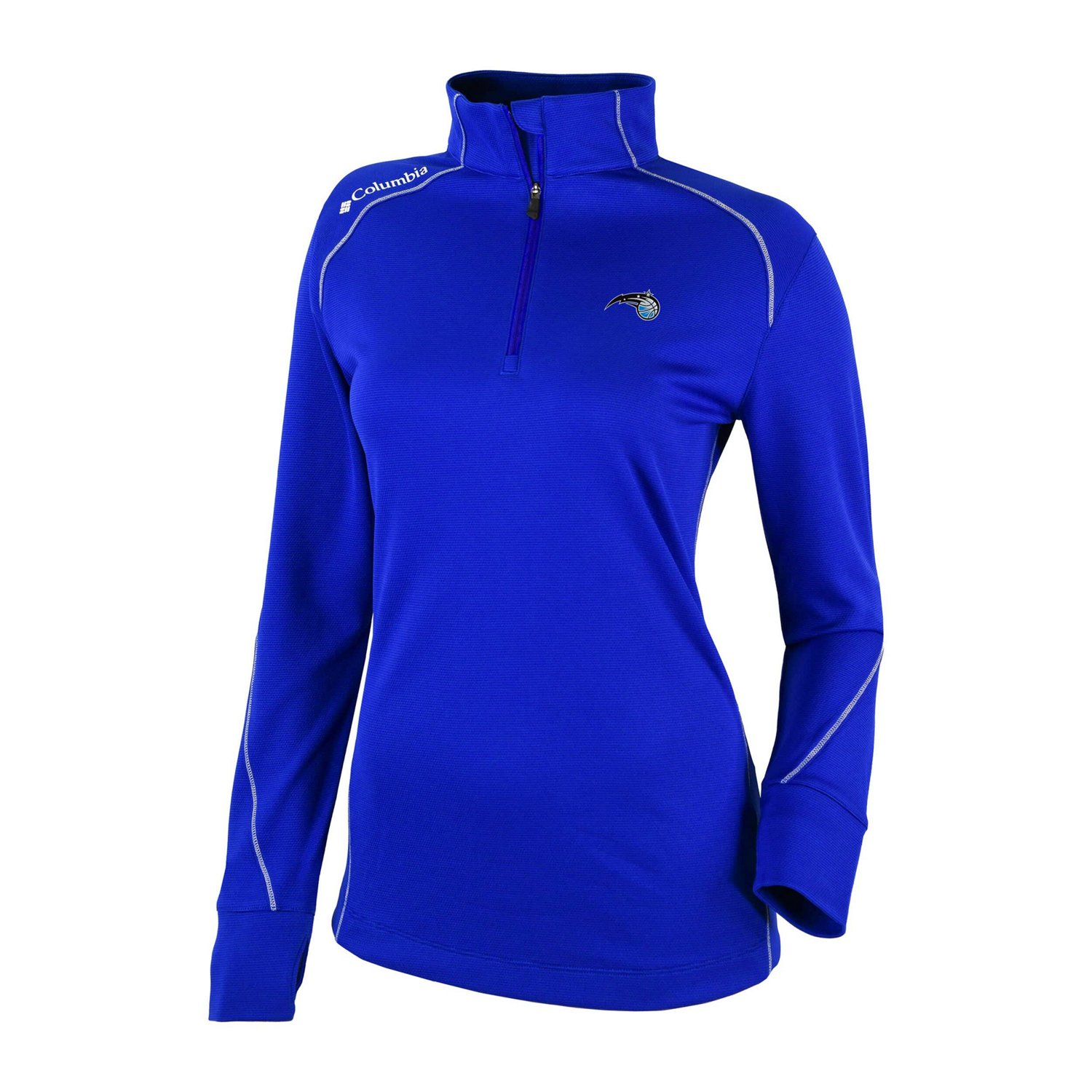 Men's Columbia Orlando Magic Omni-Wick Shotgun Quarter-Zip 20 Pullover - view number 2