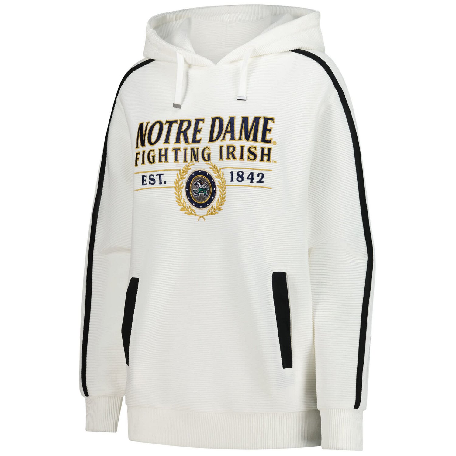 Men's Gameday Couture Notre Dame Fighting Irish Down Set Go Hoodie and Shorts Lounge Set - view number 2