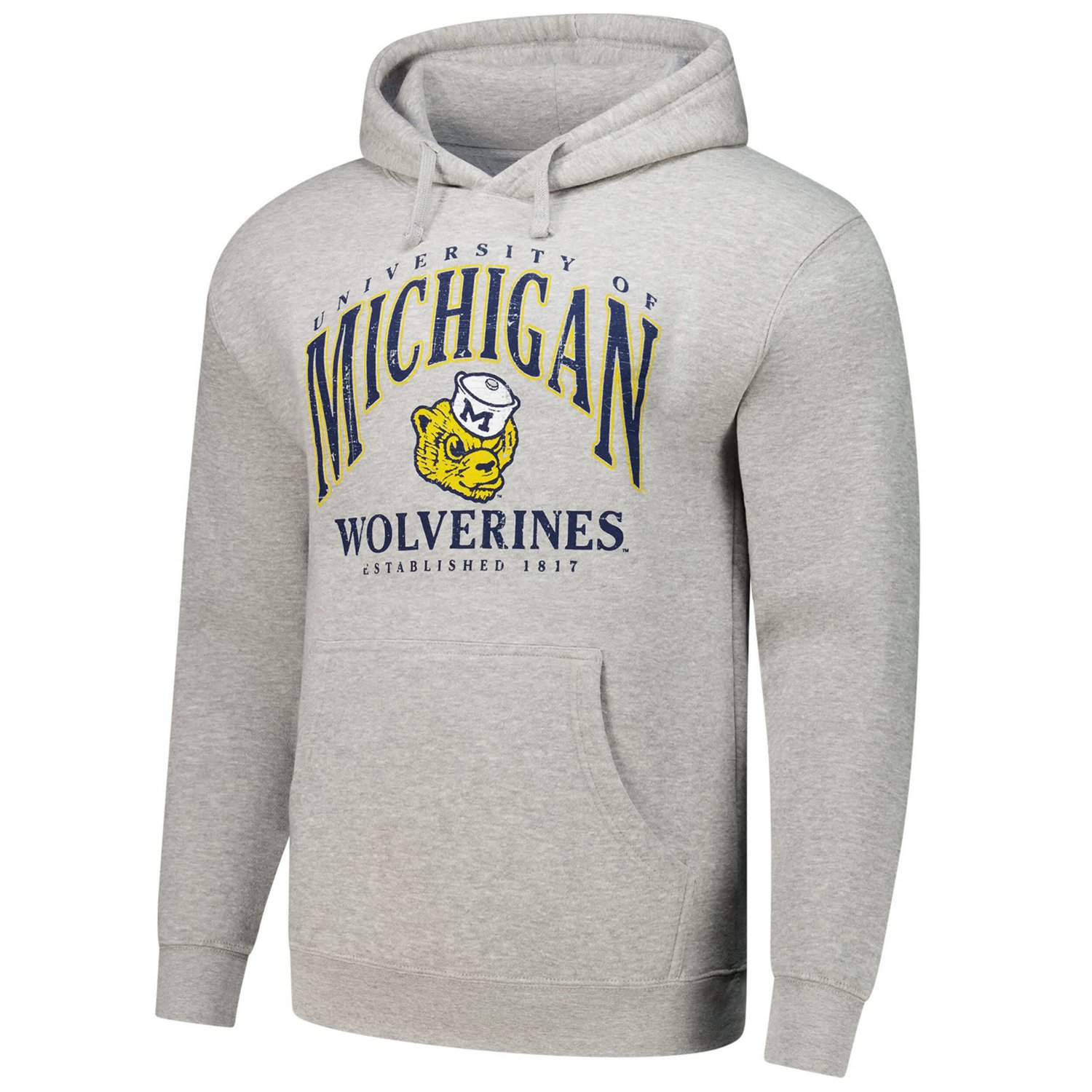 Michigan Wolverines Tall Arch Essential Pullover Hoodie - view number 2