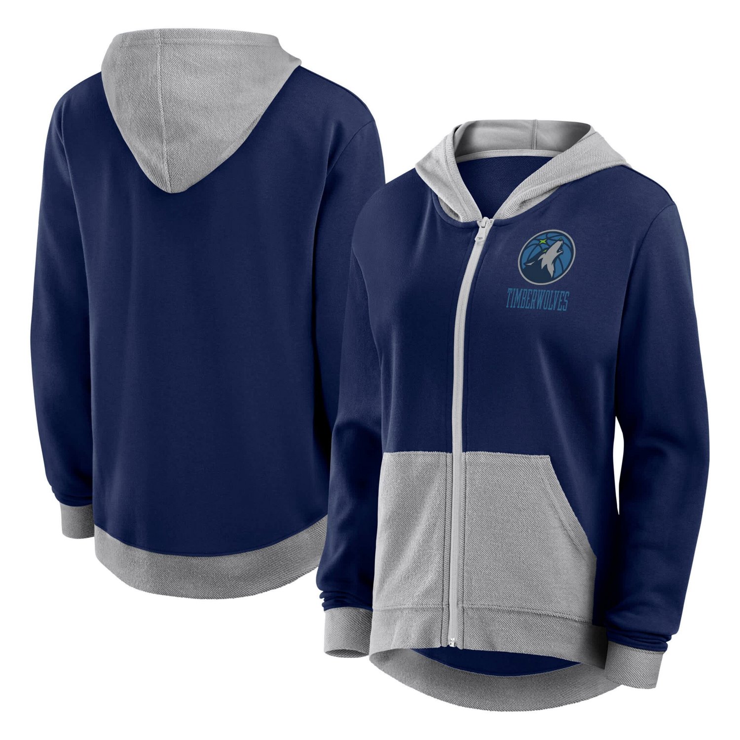 Minnesota Timberwolves Hit It French Terry Full-Zip Hoodie