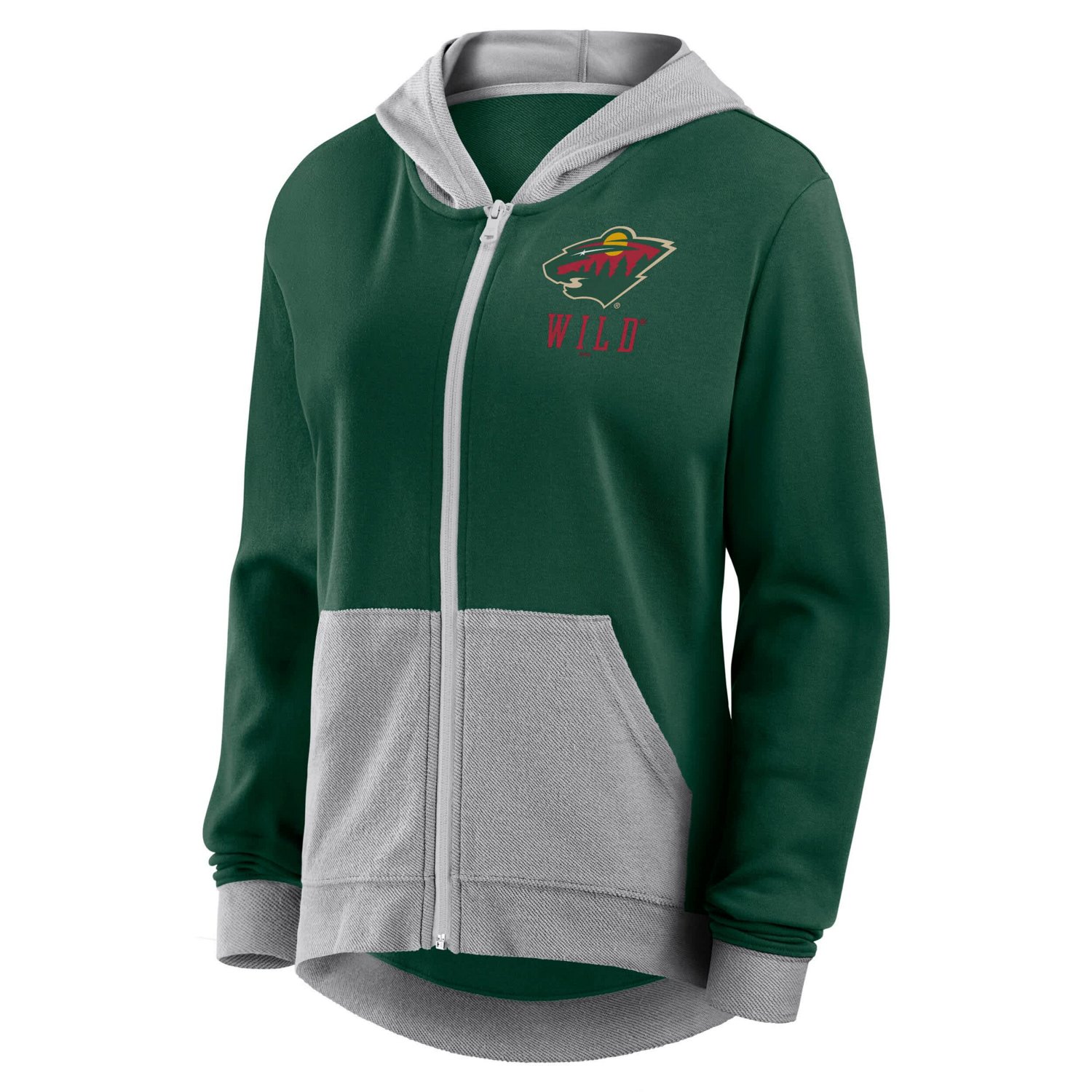Minnesota Wild Hit It French Terry Full-Zip Hoodie                                                                               - view number 2