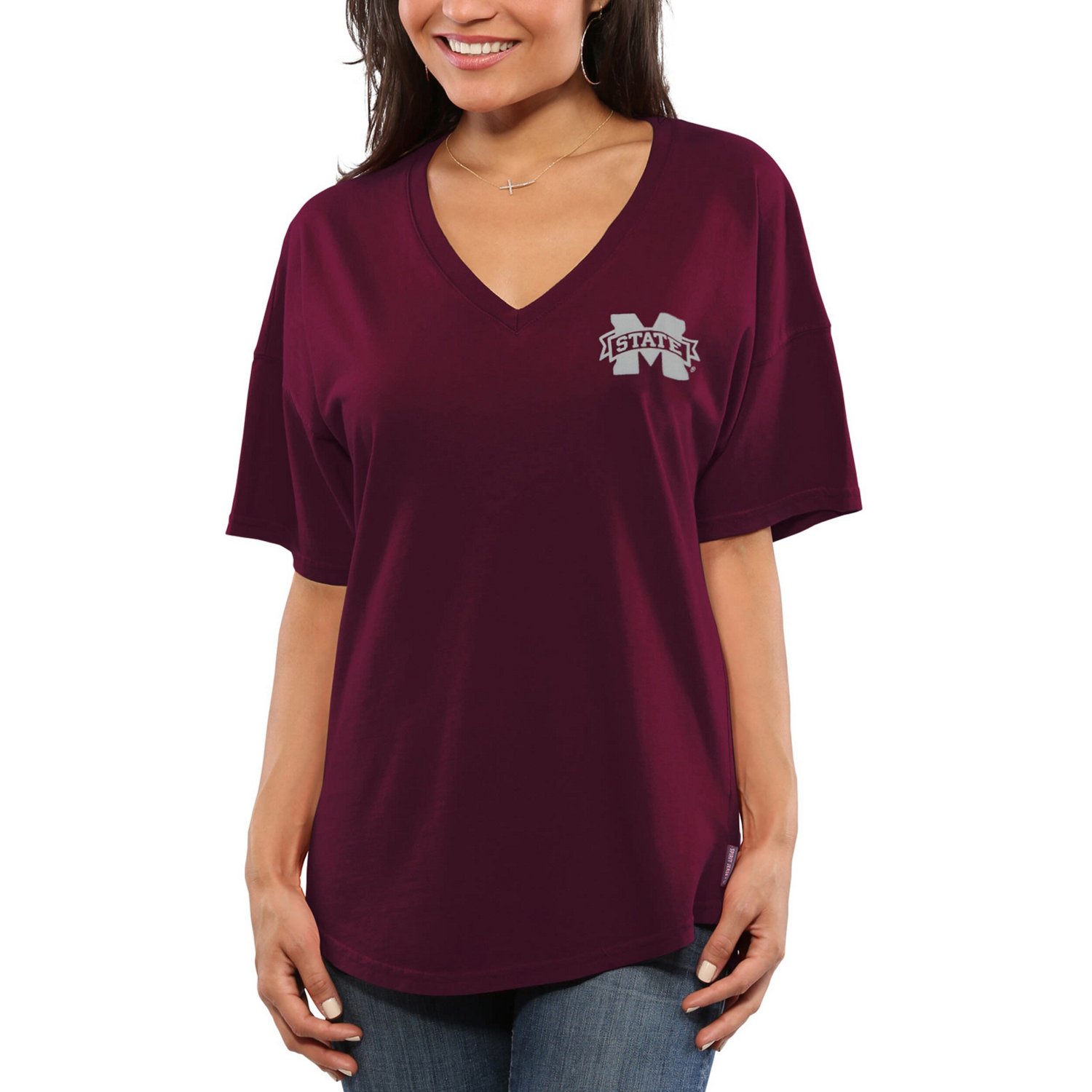 Mississippi State Bulldogs Spirit Jersey Oversized T-Shirt - view number 3