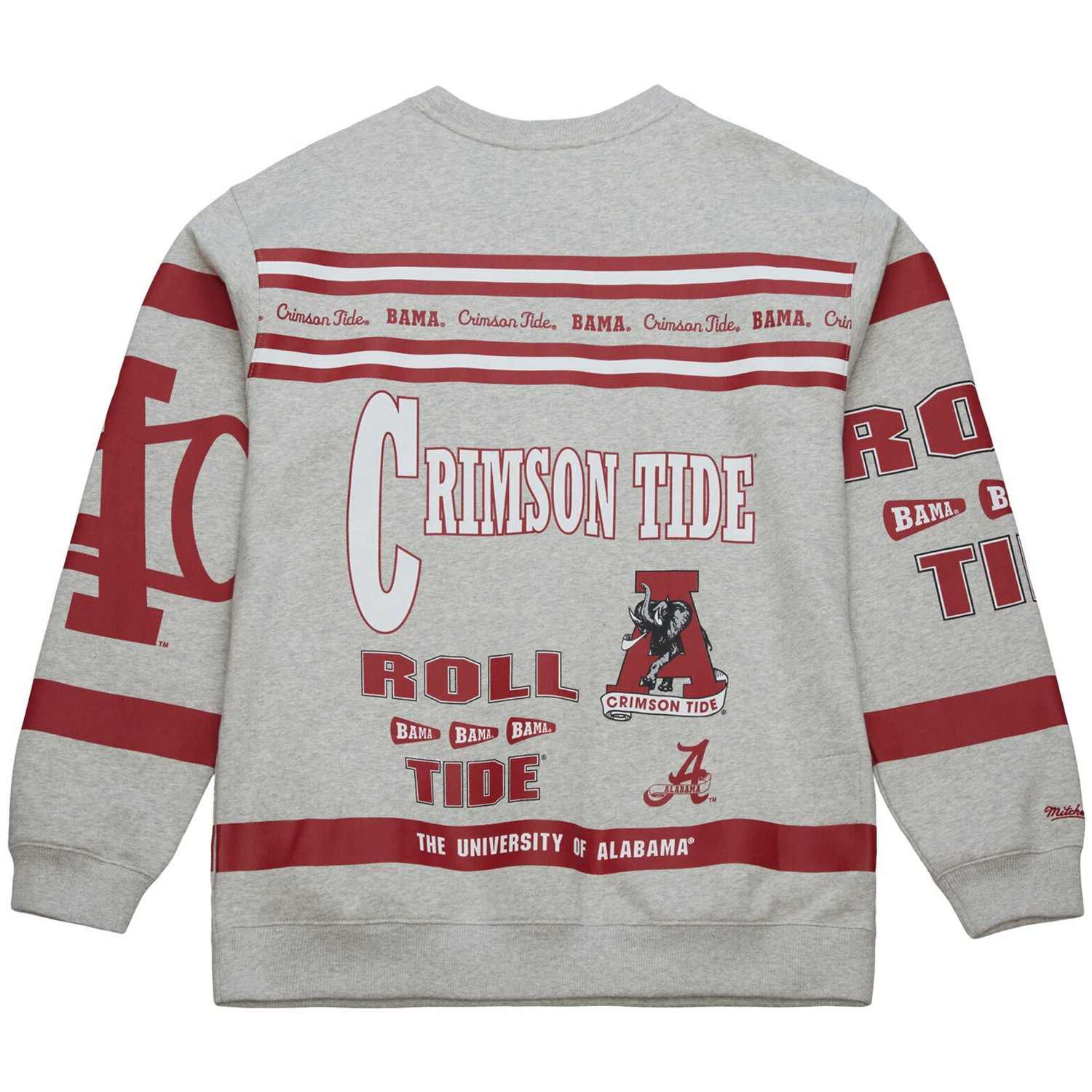Mitchell  Ness Alabama Crimson Tide All Over Print Sweatshirt - view number 3