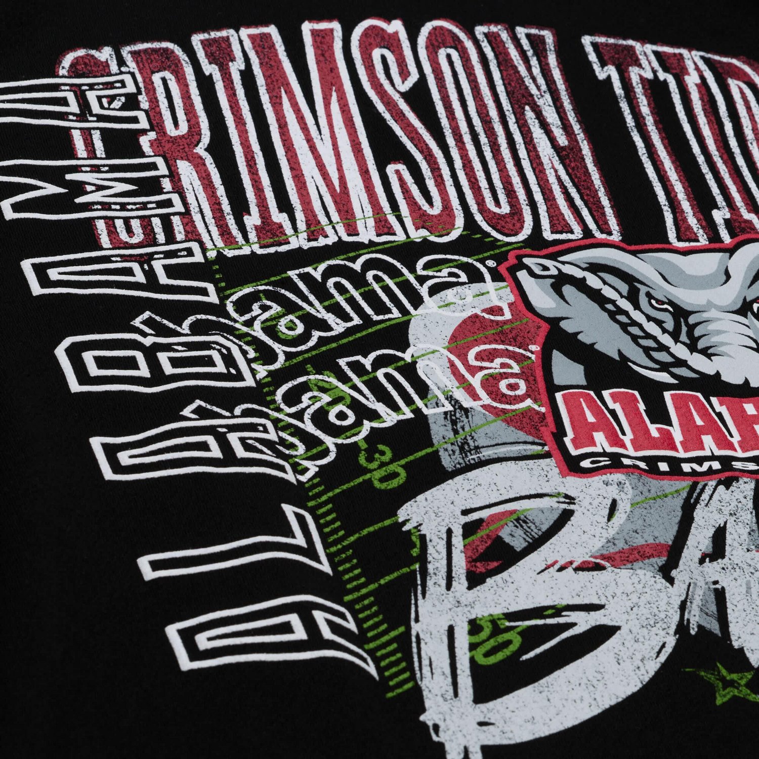 Mitchell  Ness Alabama Crimson Tide Half Time Fleece Crewneck Sweatshirt - view number 3